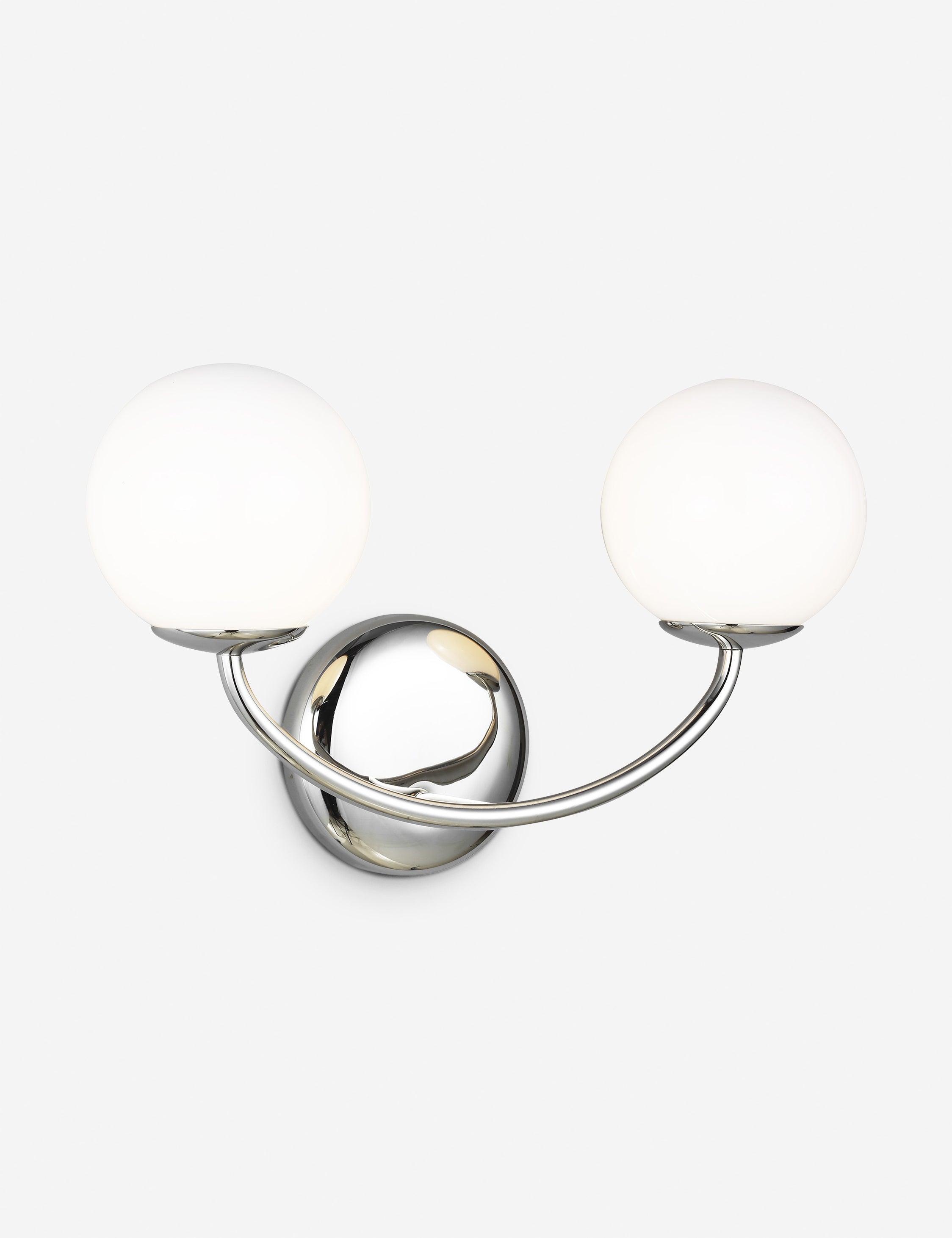 Galassia Vanity Light by AERIN - Polished Nickel / 2 Light