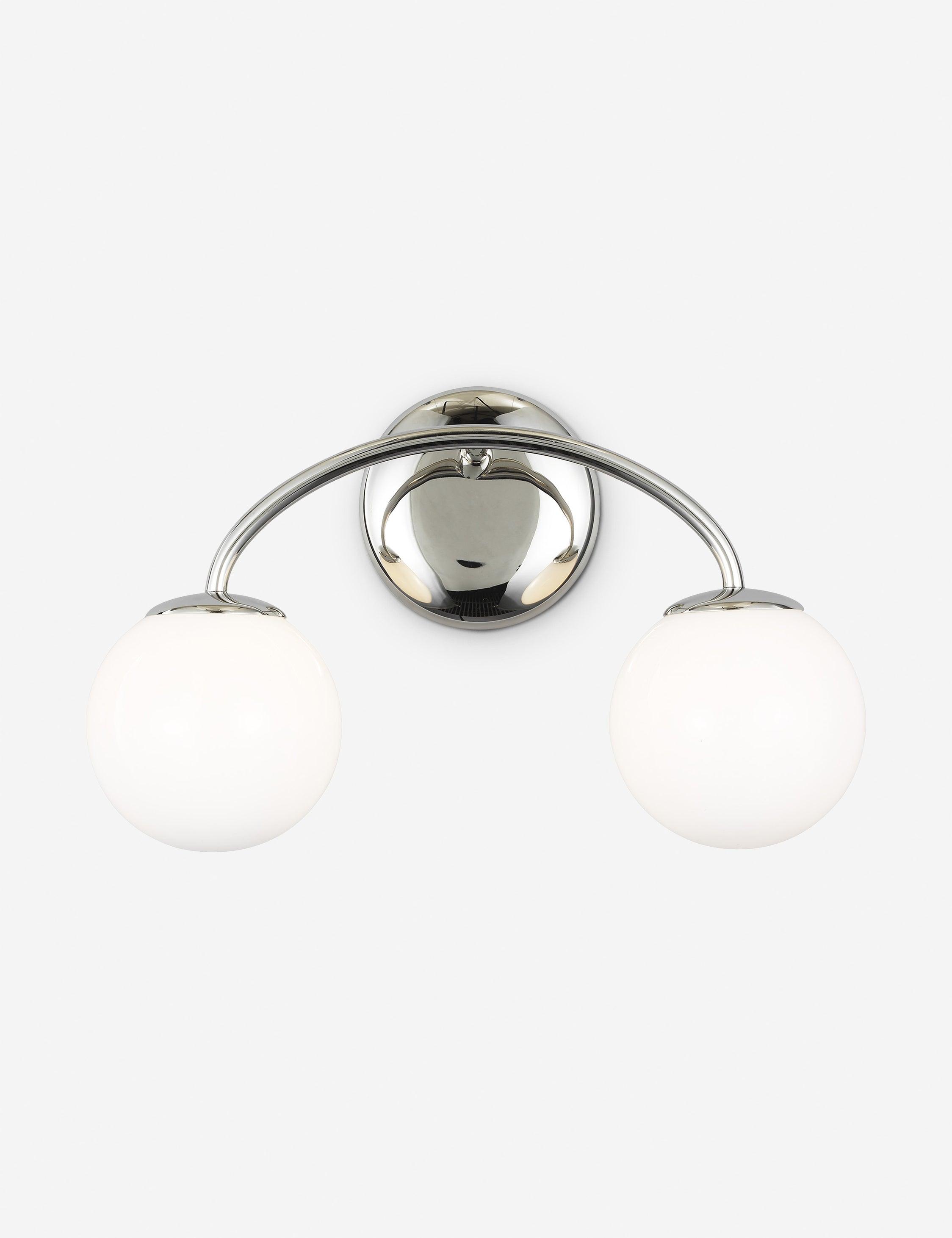 Galassia Vanity Light by AERIN - Polished Nickel / 2 Light