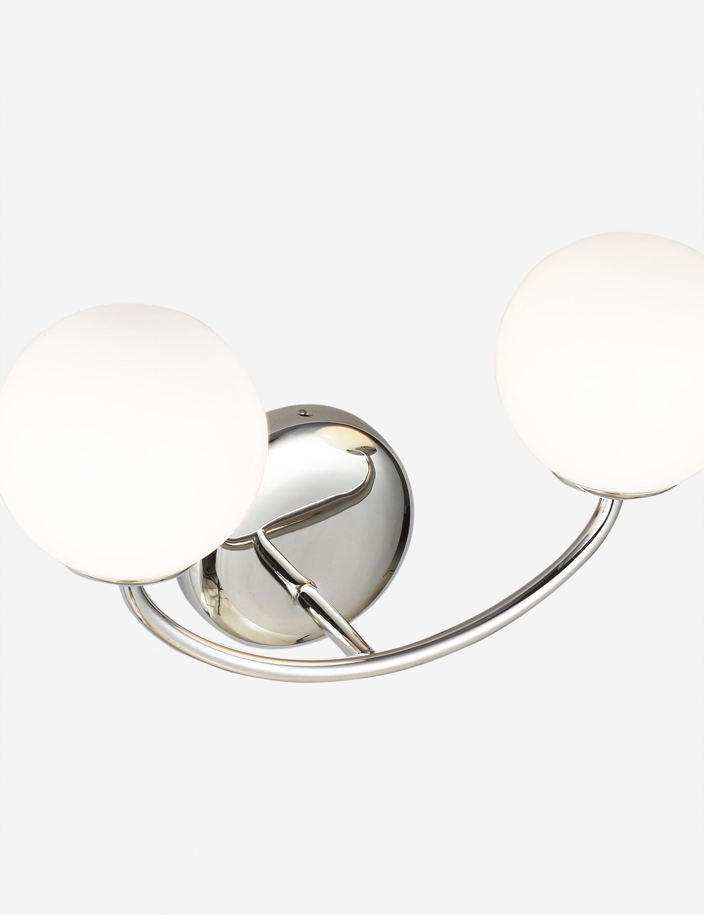 Galassia Vanity Light by AERIN - Polished Nickel / 2 Light