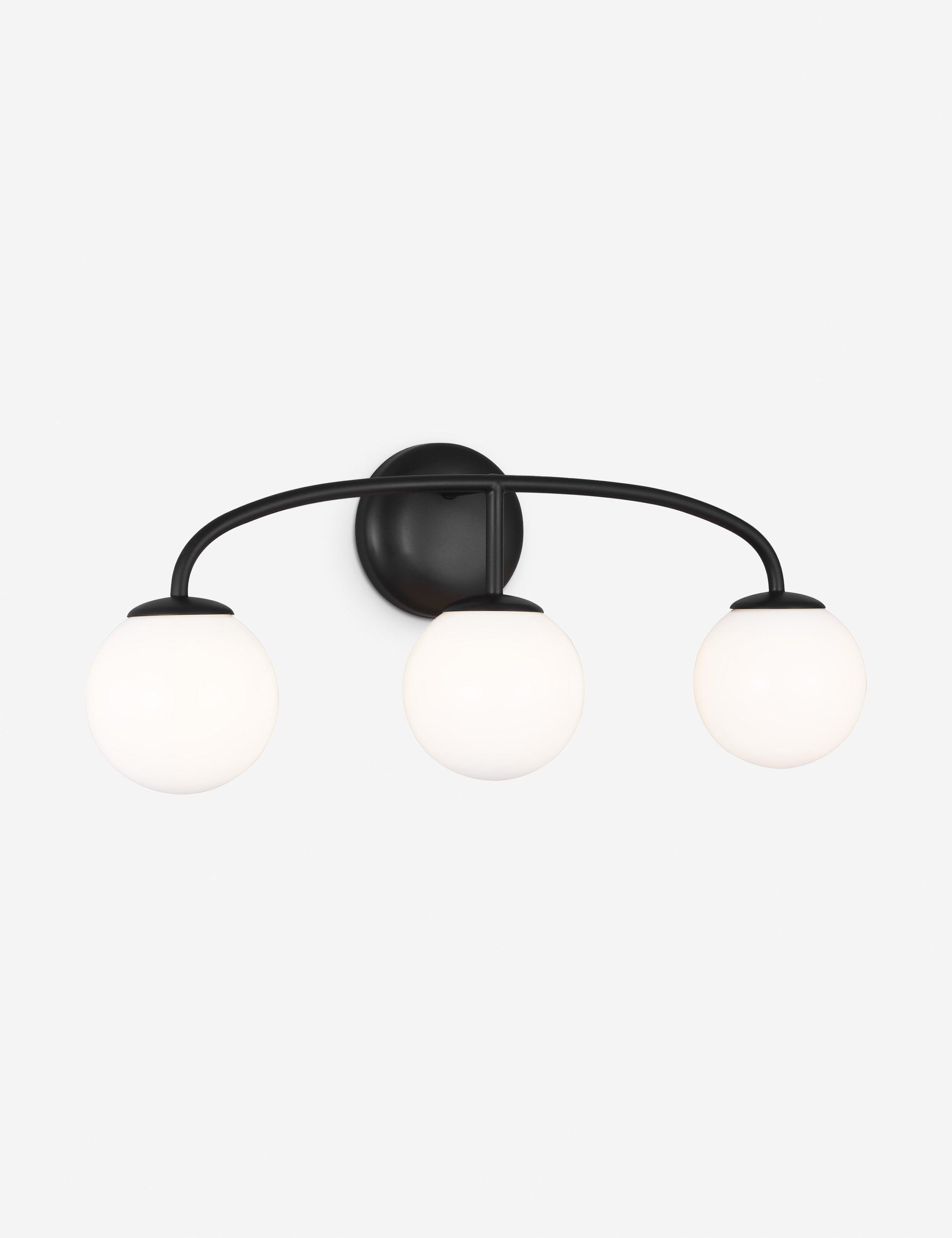 Galassia Vanity Light by AERIN - Black / 3 Light