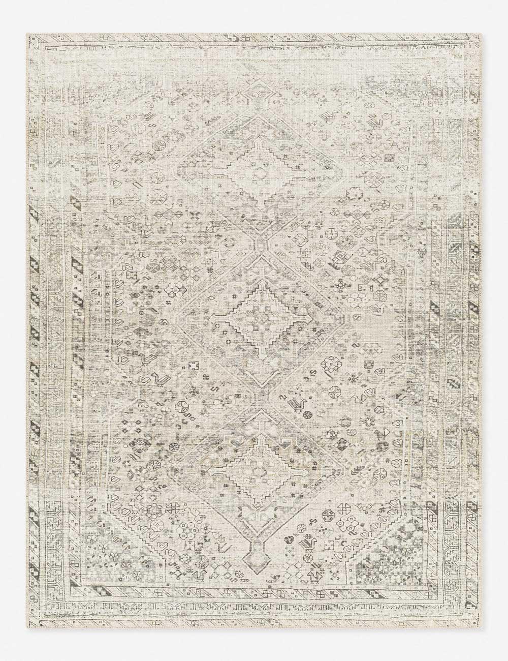 Cade Washable Rug - Gray / 2' x 2'11"