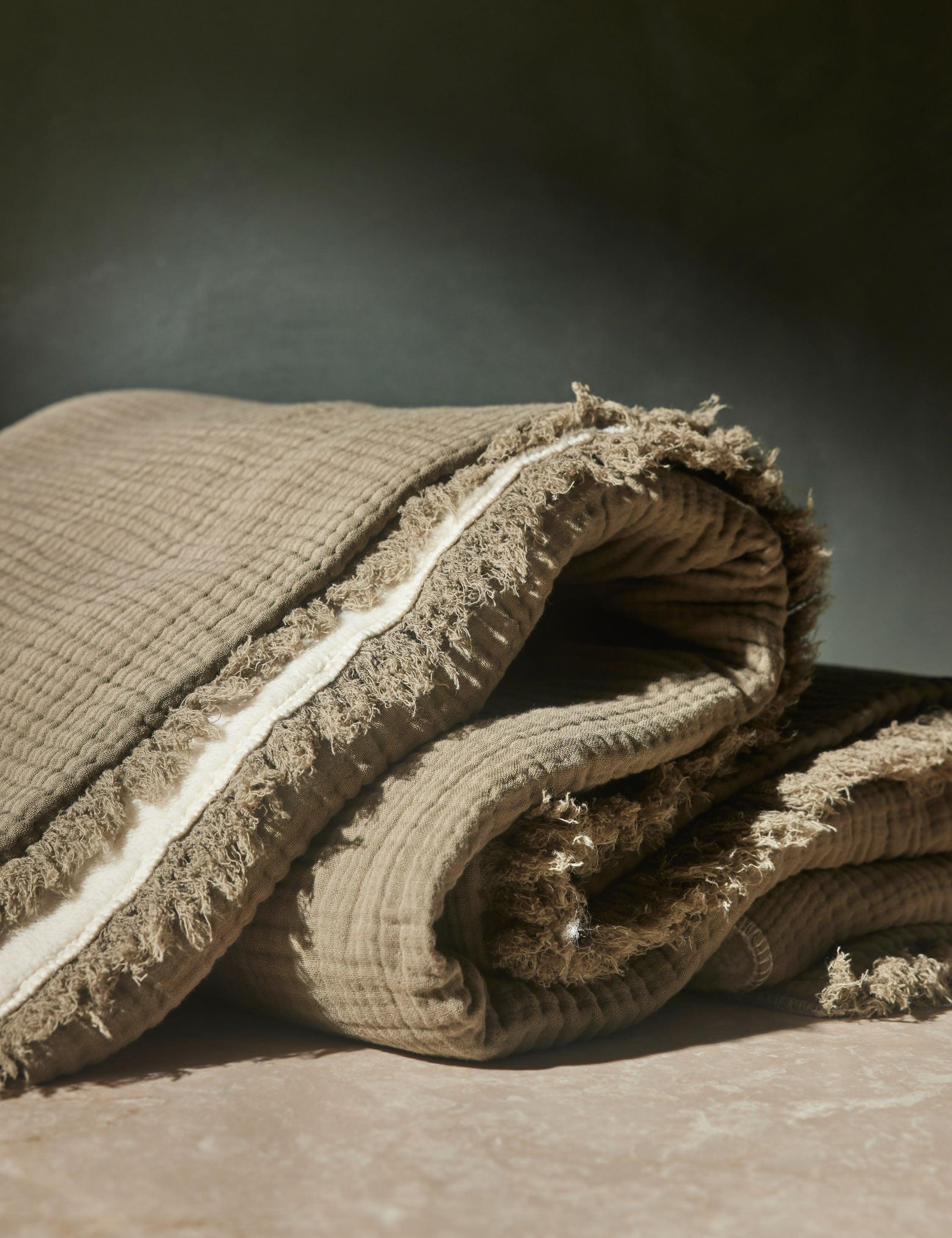 Alaia Sherpa Throw by House No. 23 - Moss