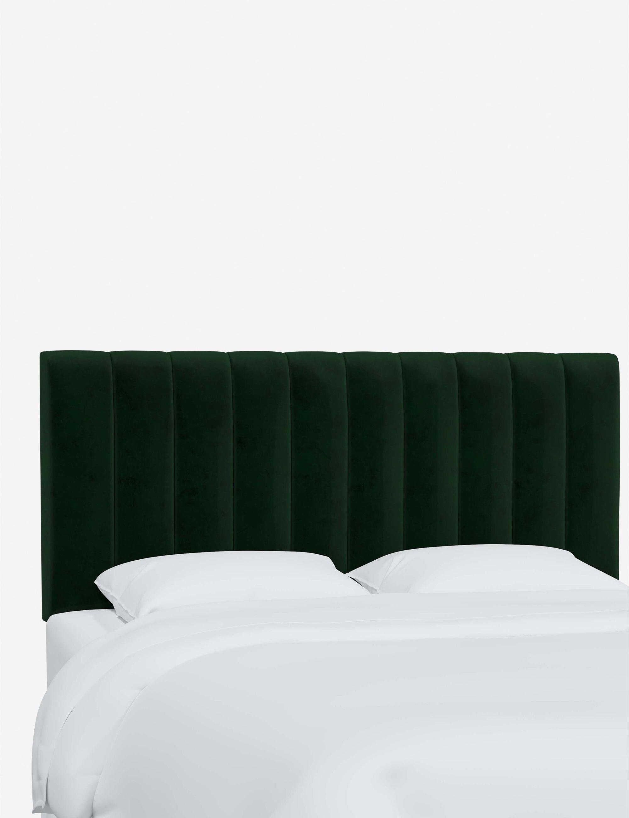 Aliyah Headboard - Emerald Velvet / Queen