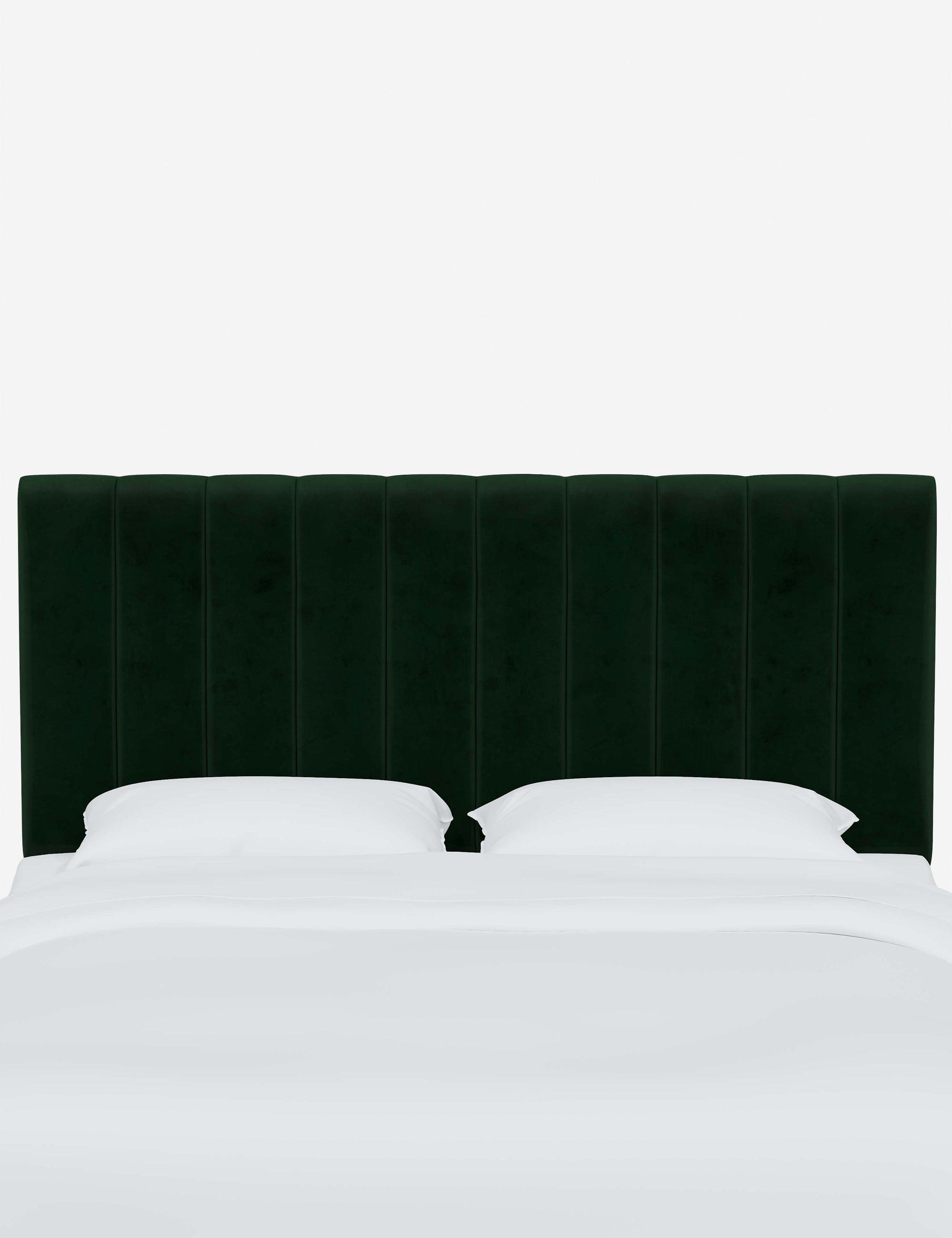 Aliyah Headboard - Emerald Velvet / Queen