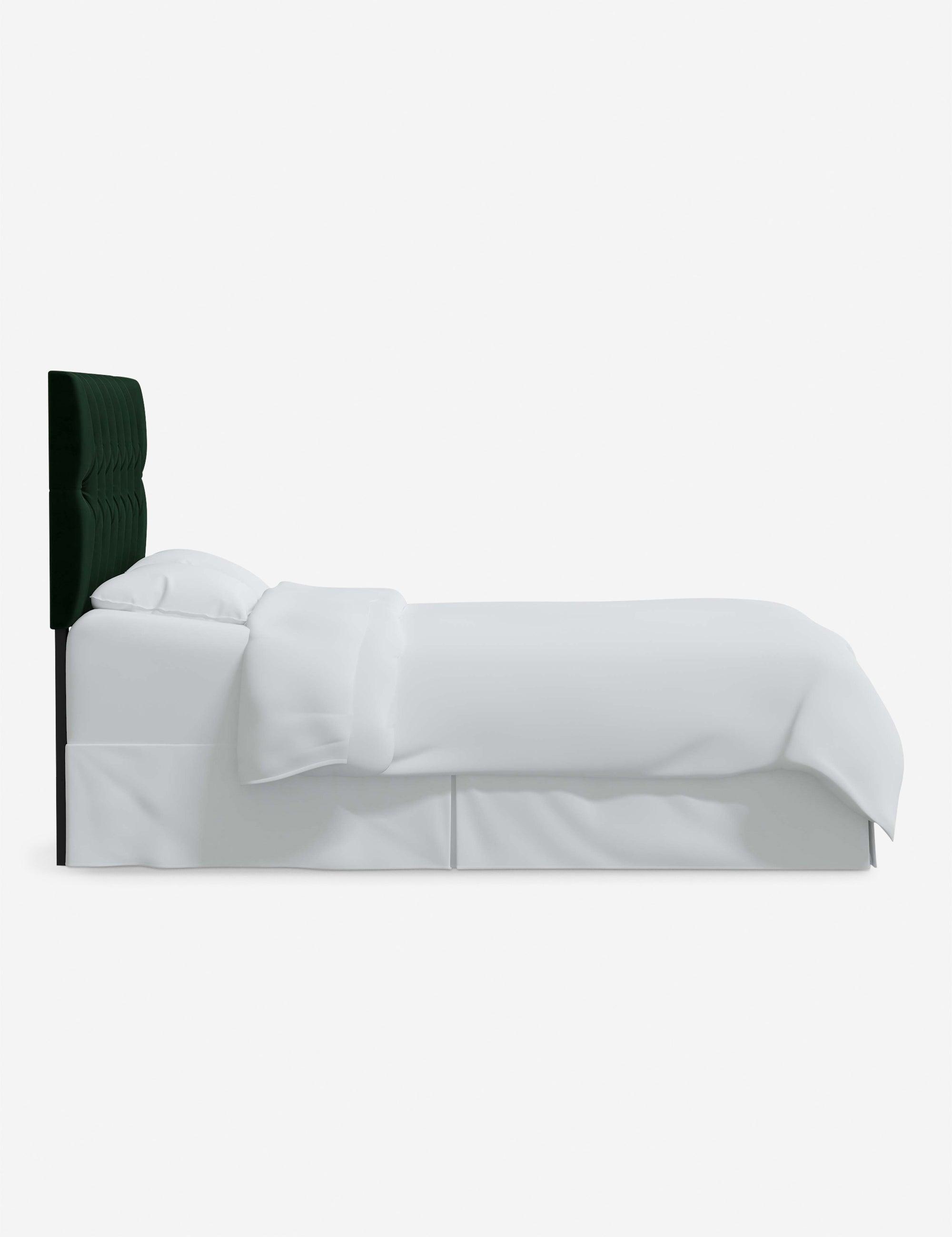 Aliyah Headboard - Emerald Velvet / Queen