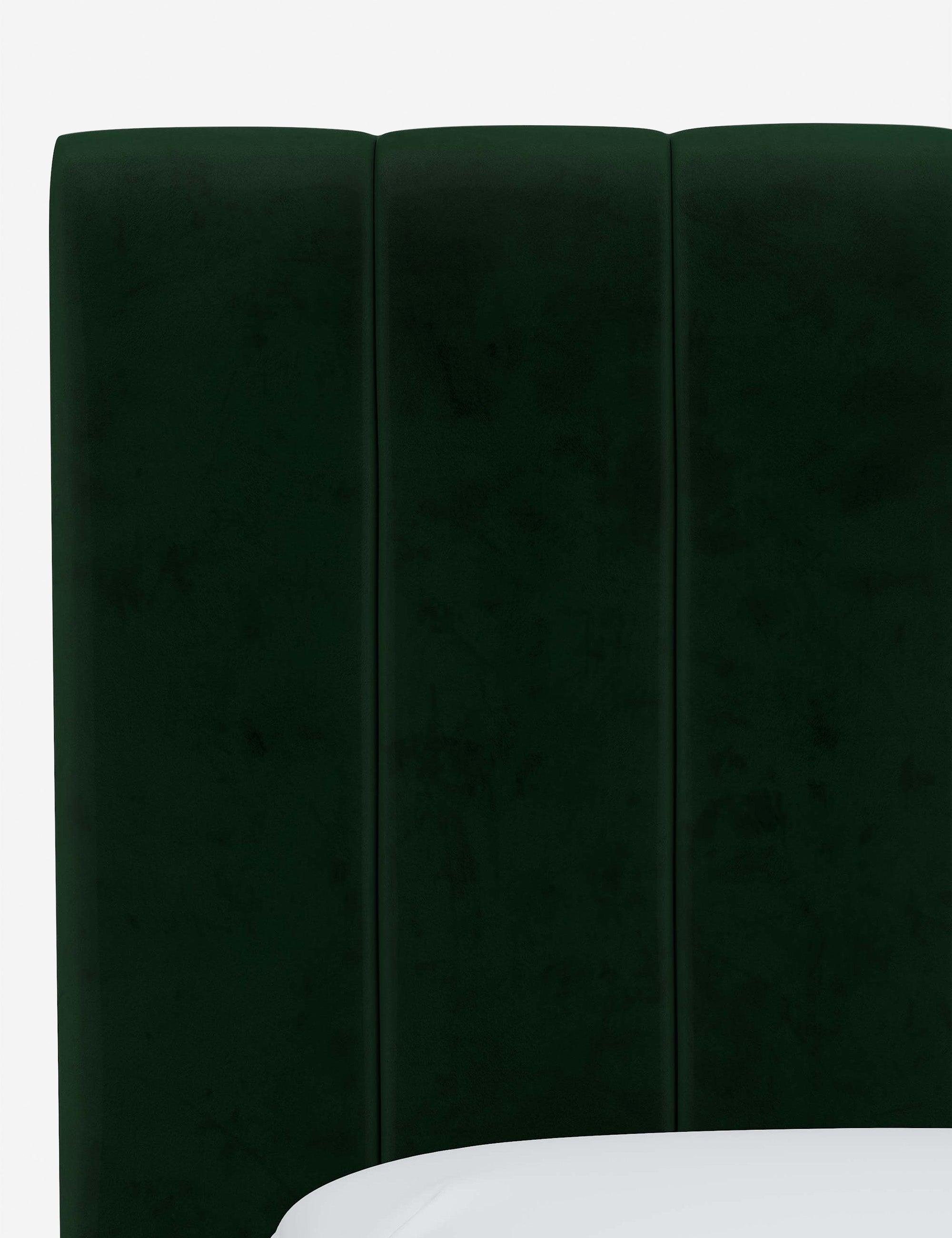 Aliyah Headboard - Emerald Velvet / Queen