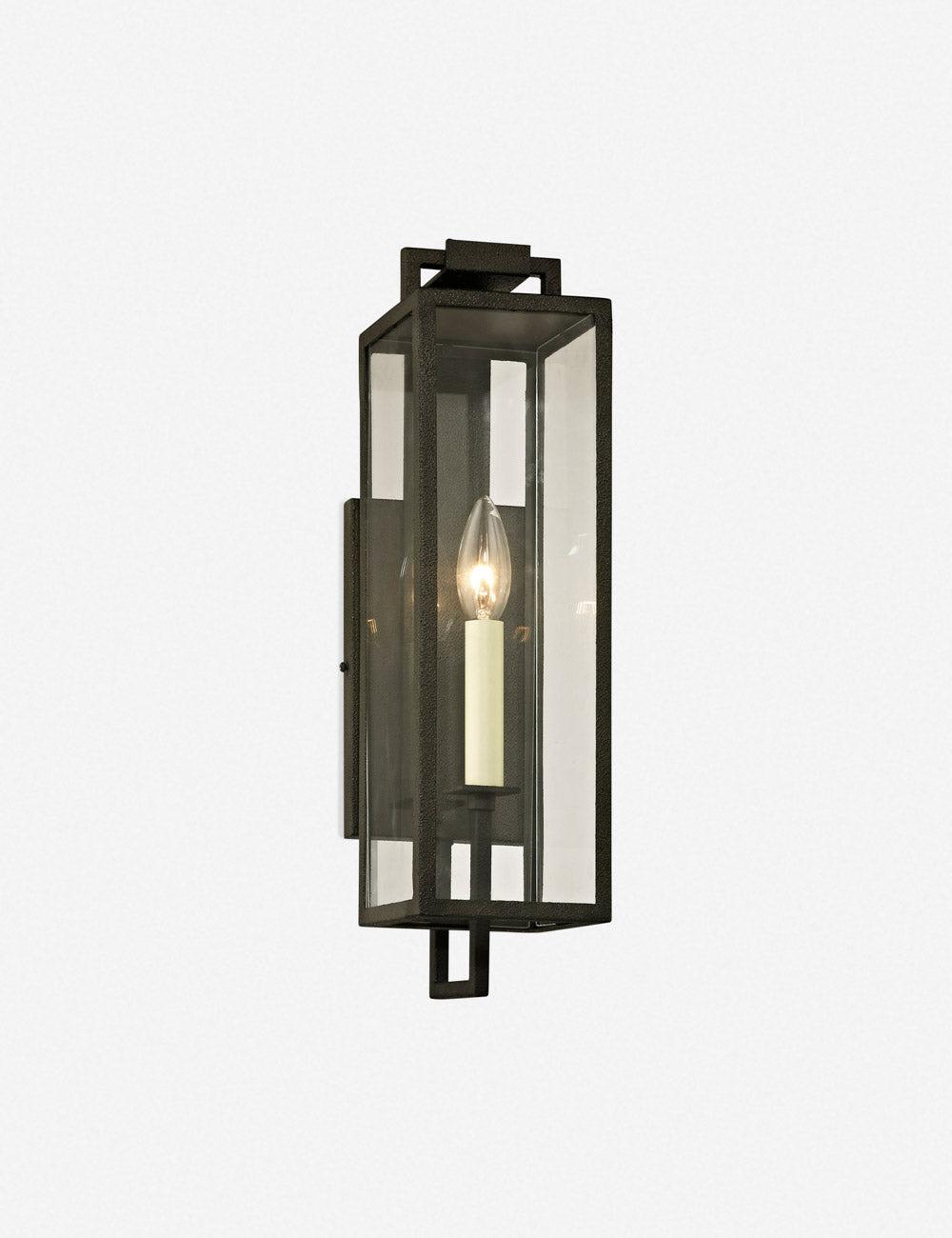 Judy Outdoor Sconce - Black / 16.5"H