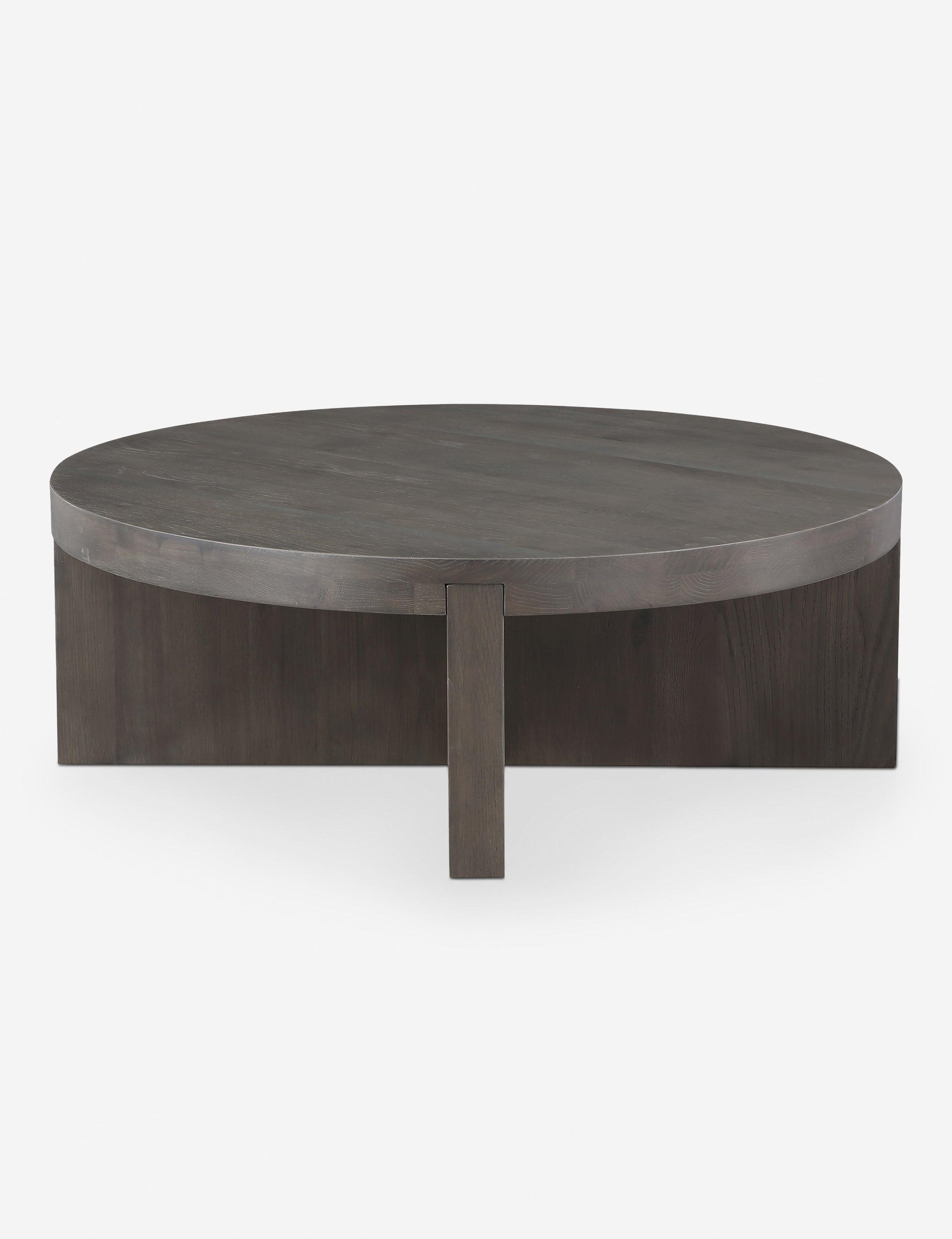 Alford Round Coffee Table - Brown