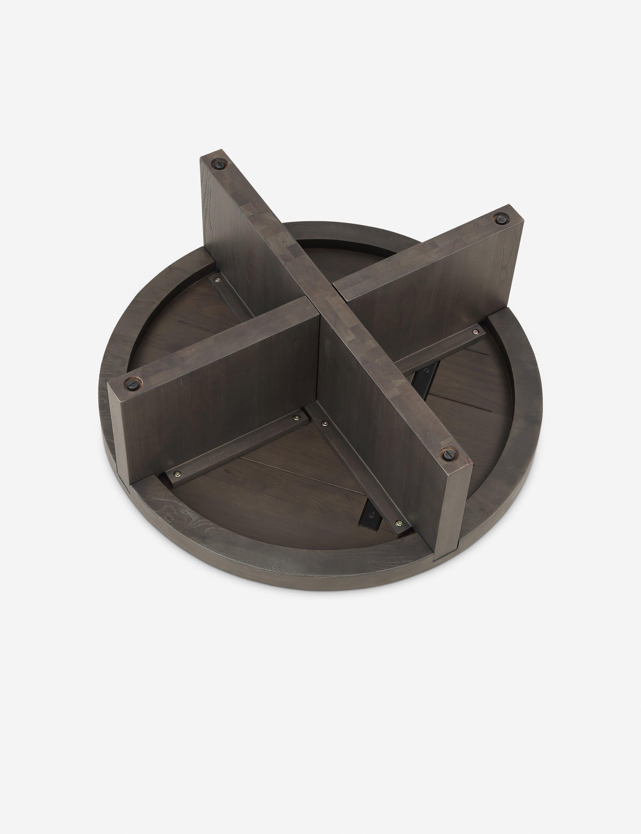 Alford Round Coffee Table - Brown