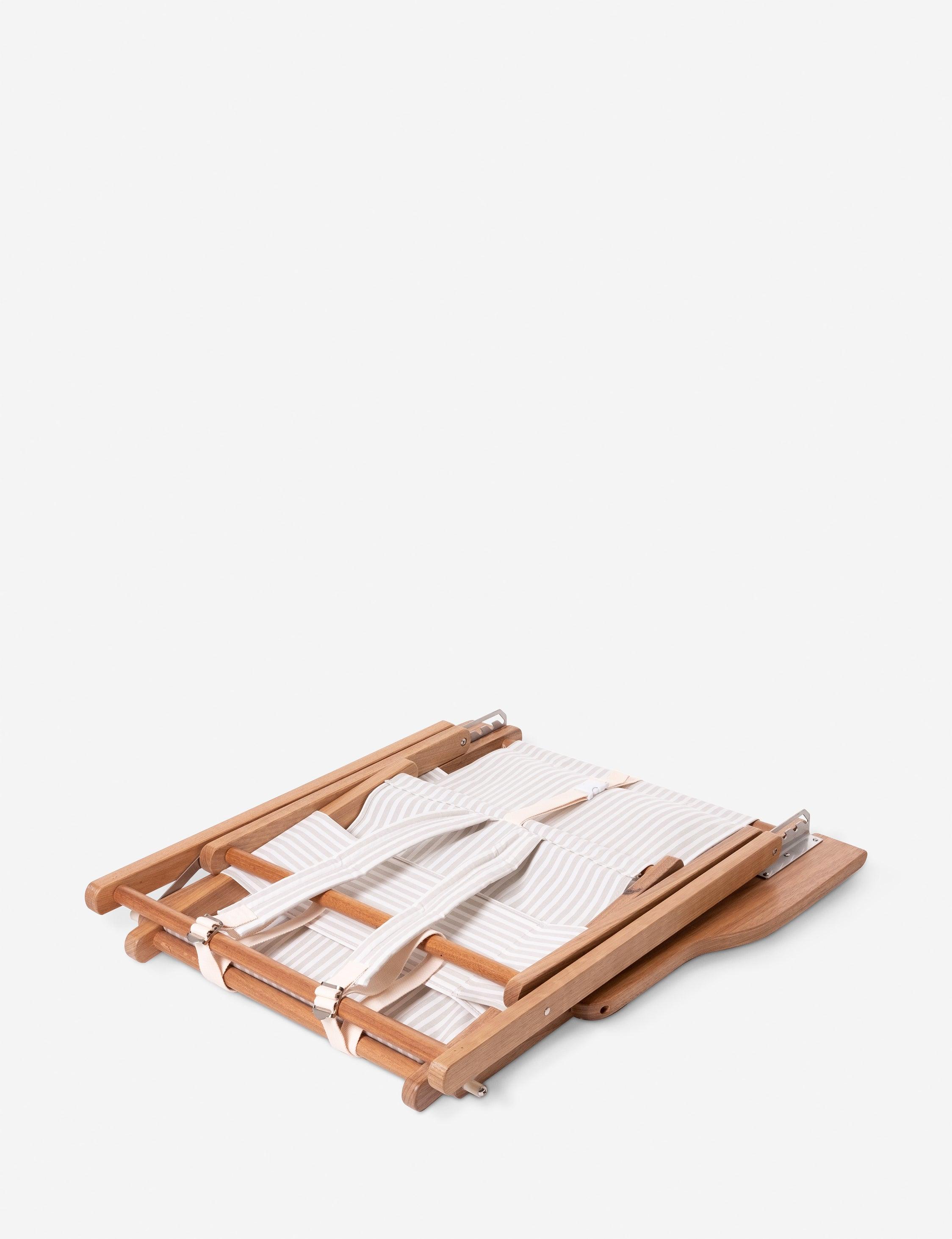 Tommy Chair by Business & Pleasure Co. - Sage Stripe