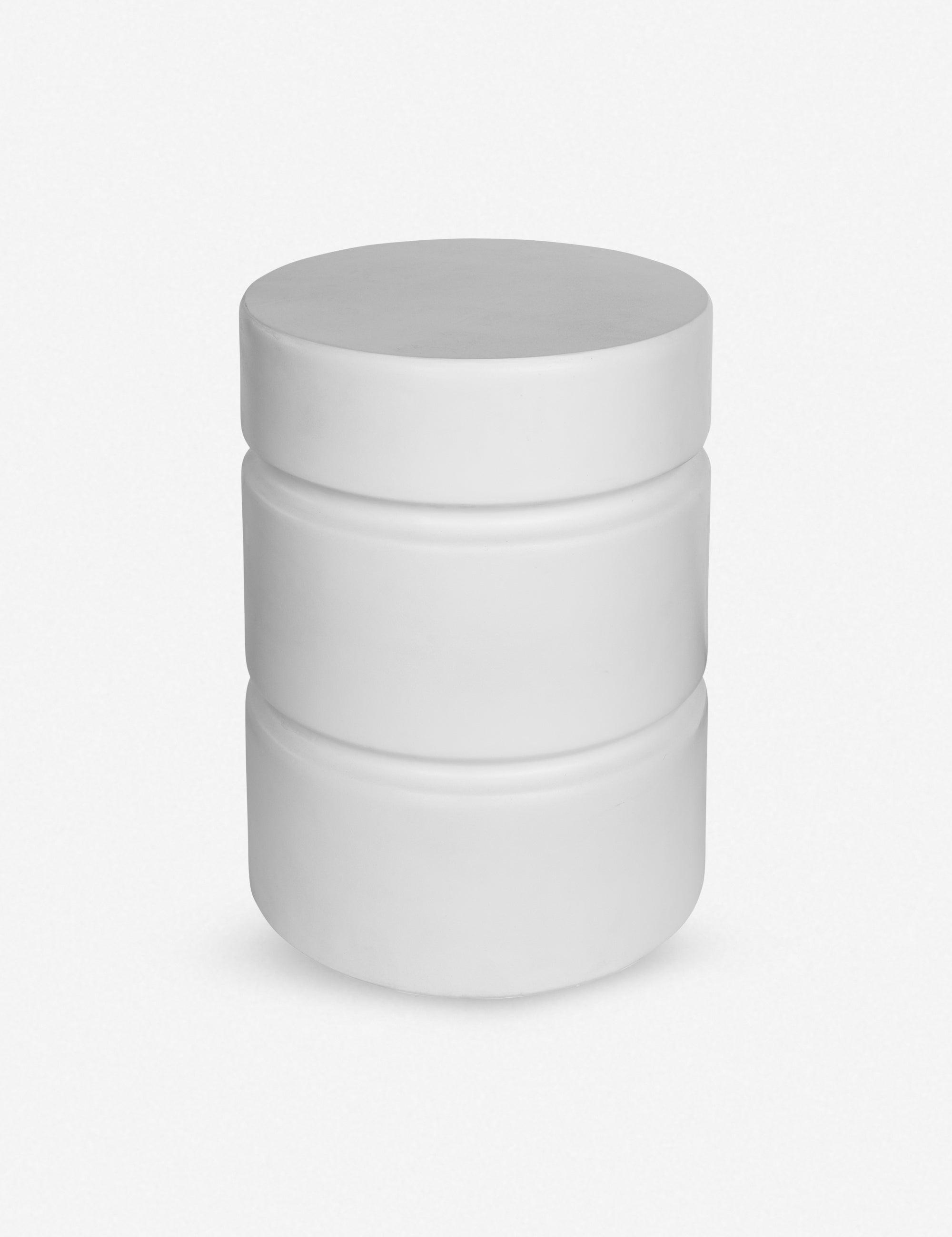 Marke Indoor / Outdoor Round Side Table - White