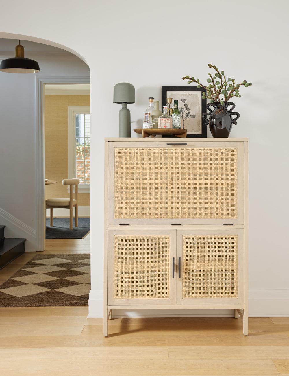 Philene Bar Cabinet - Black