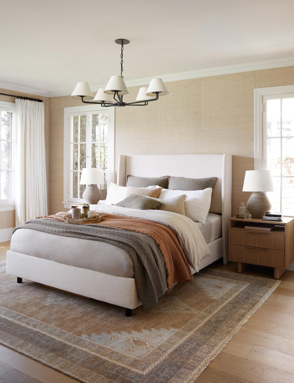 Ojai Cotton Matelasse Euro Sham by Pom Pom at Home - Pebble / Euro