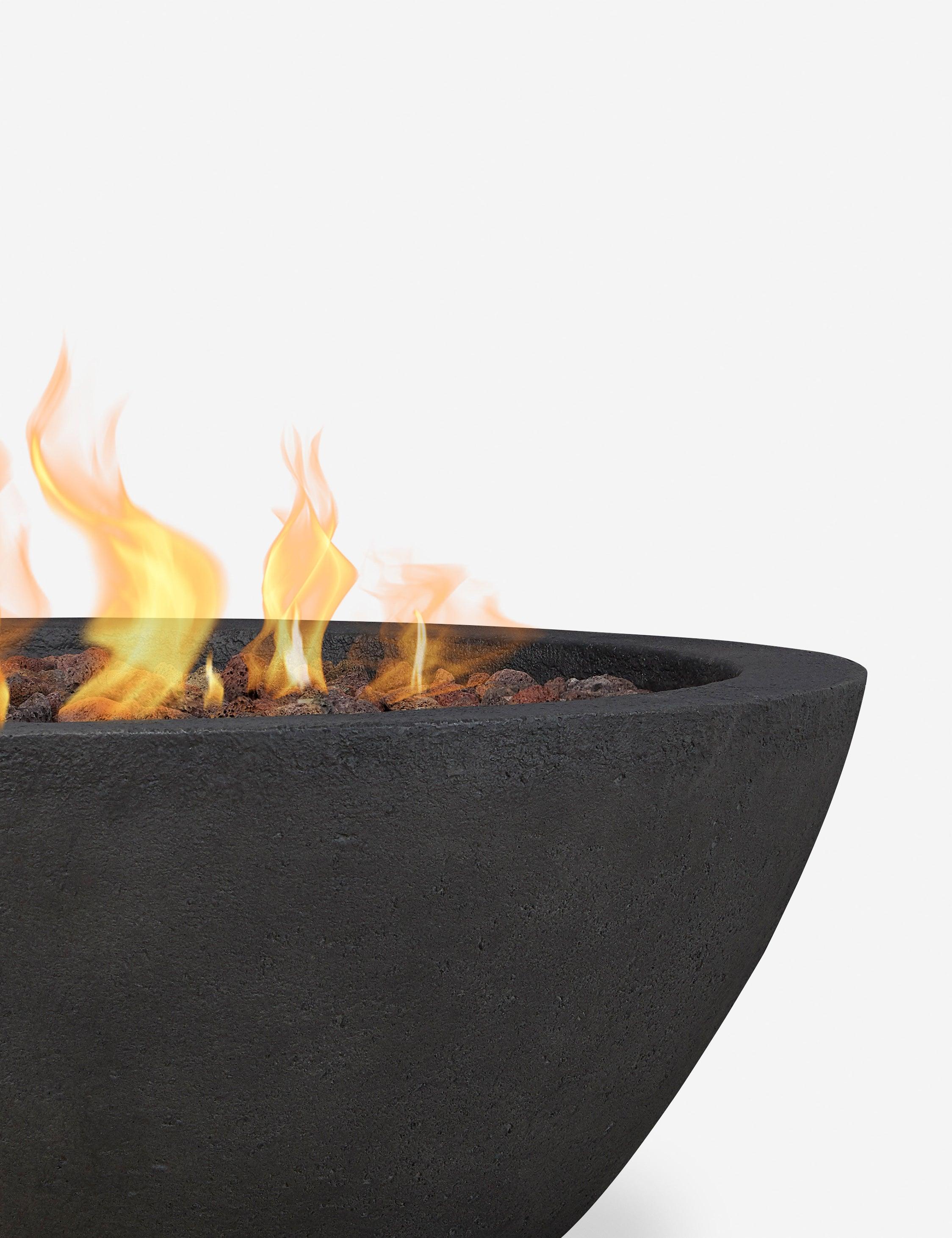 Fernanda Fire Bowl - Shale / Round