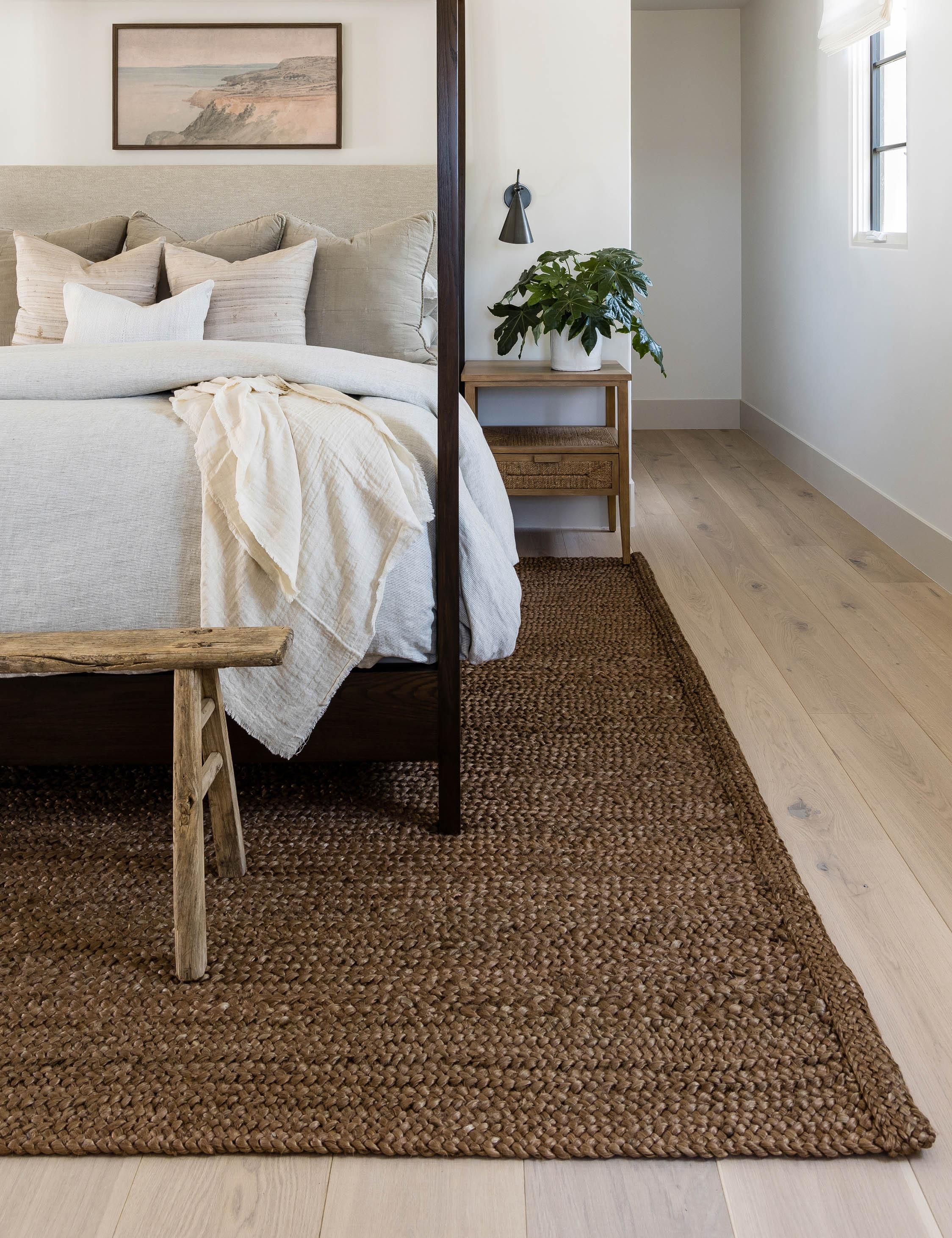 Cassis Handwoven Jute Rug by Pure Salt x Momeni - Walnut / 6' x 9'