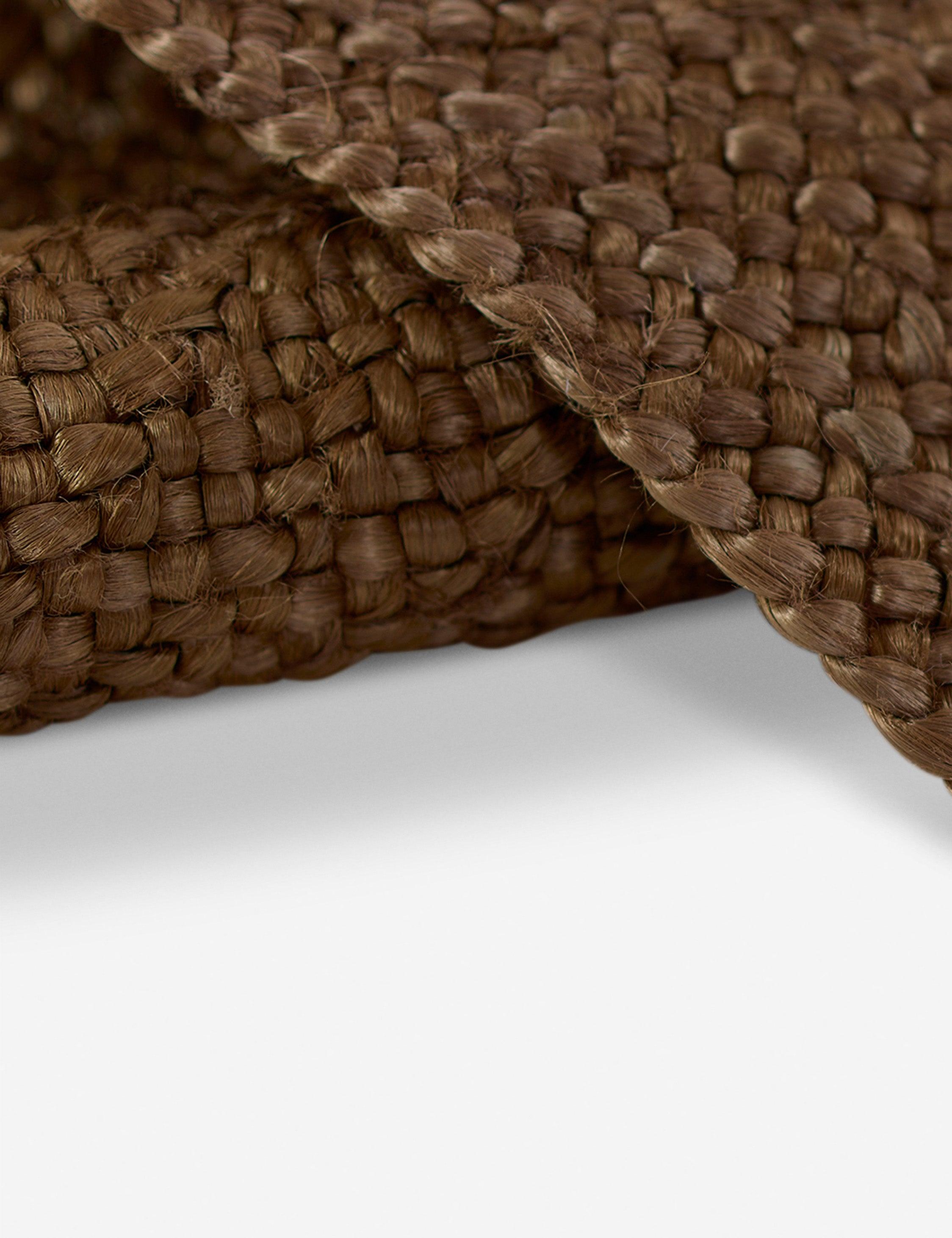 Cassis Handwoven Jute Rug by Pure Salt x Momeni - Walnut / 6' x 9'