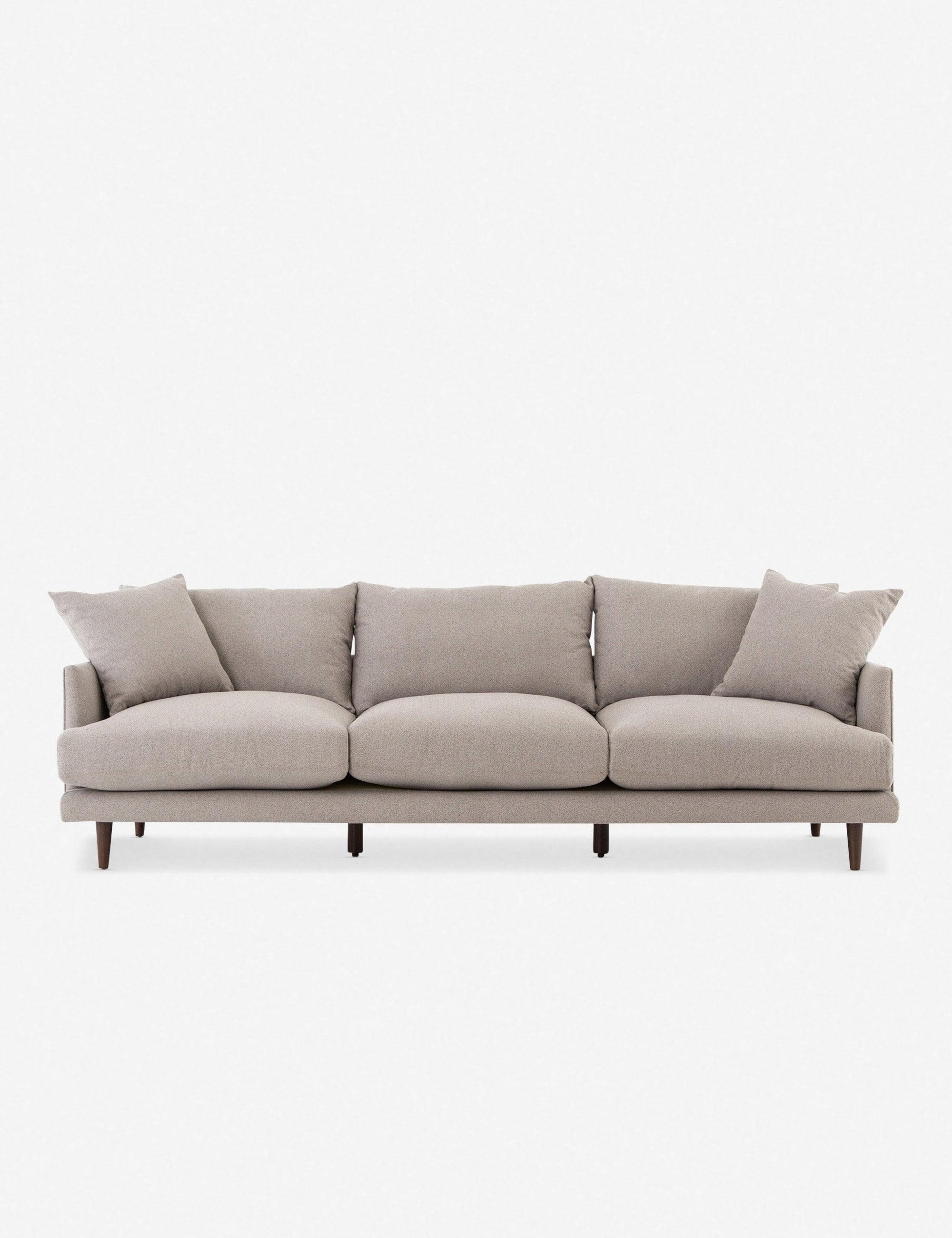 Janessa Plush Performance Fabric Oversized Scandinavian Sofa