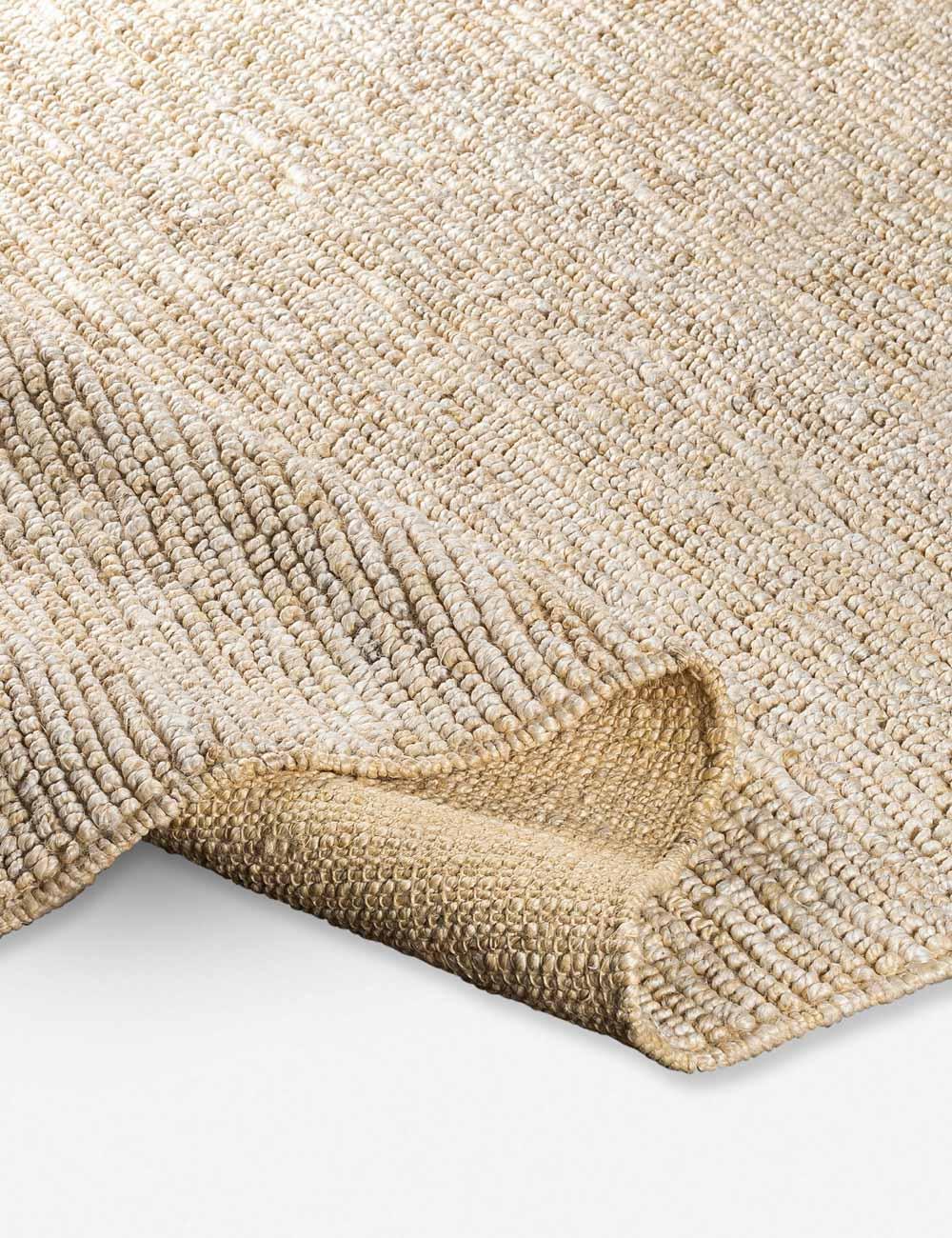 Handwoven Ivory Jute 2' x 3' Rectangular Versatile Rug