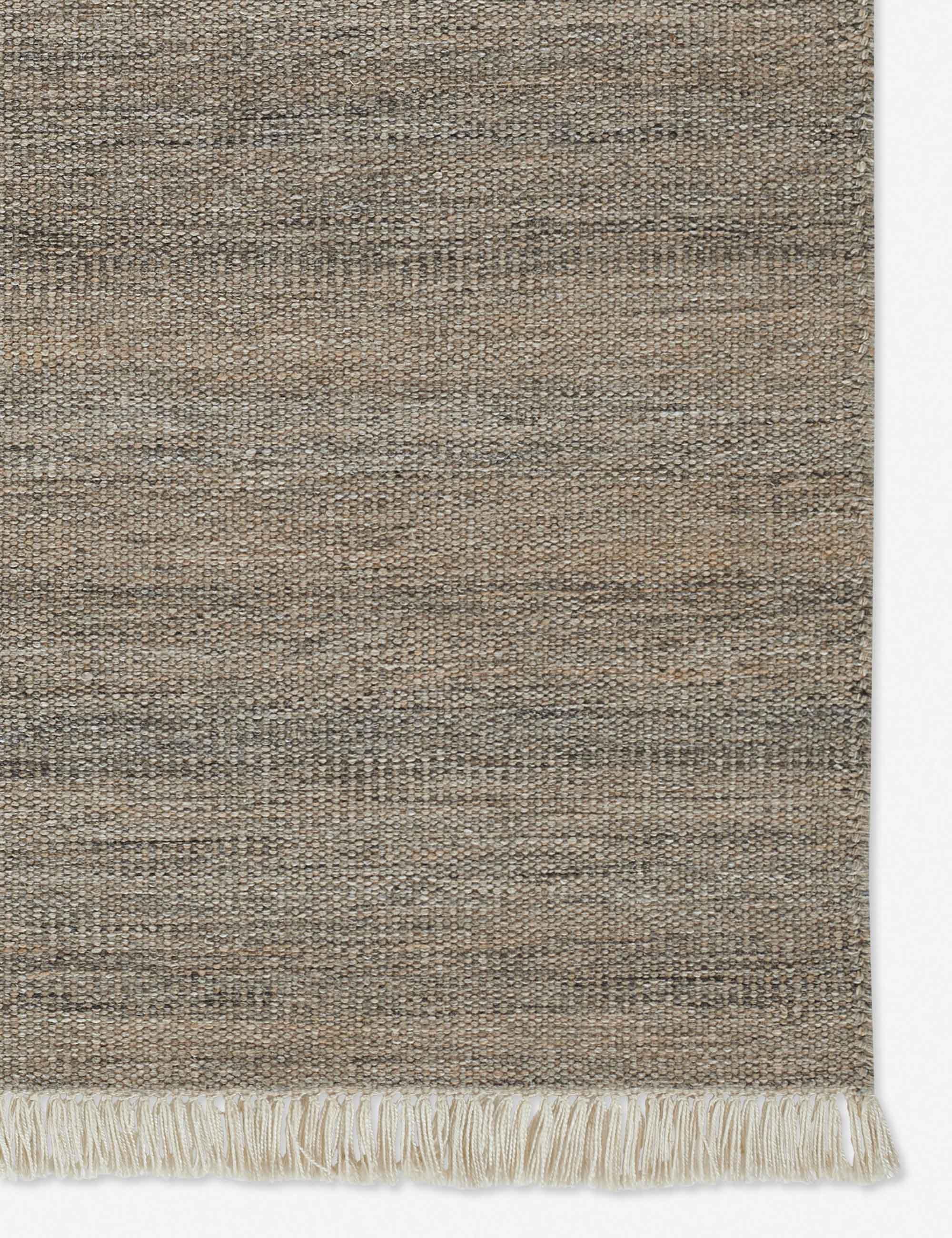 Coastal Charm Handwoven Gray Reversible 2x3 Outdoor Rug