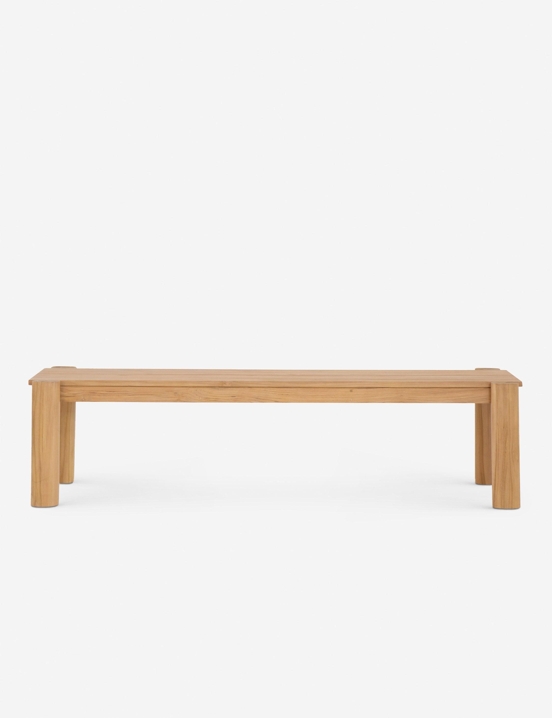 Rustic Natural Teak 71'' Indoor/Outdoor Dining Bench