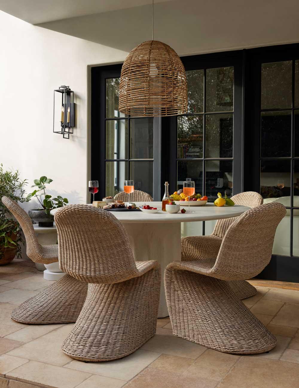 Manila Indoor / Outdoor Dining Chair - Natural