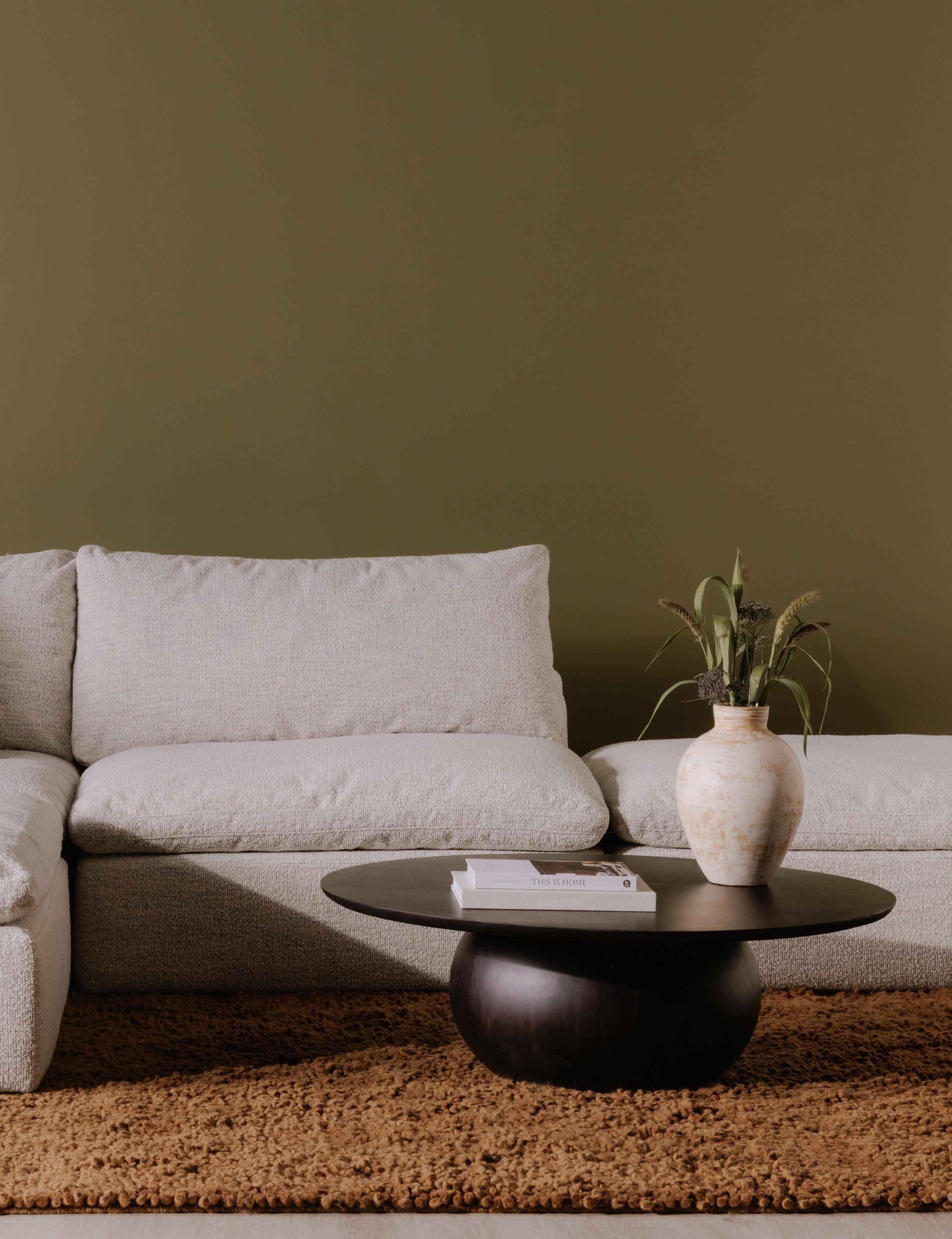 Jace Round Coffee Table - Black / 35"