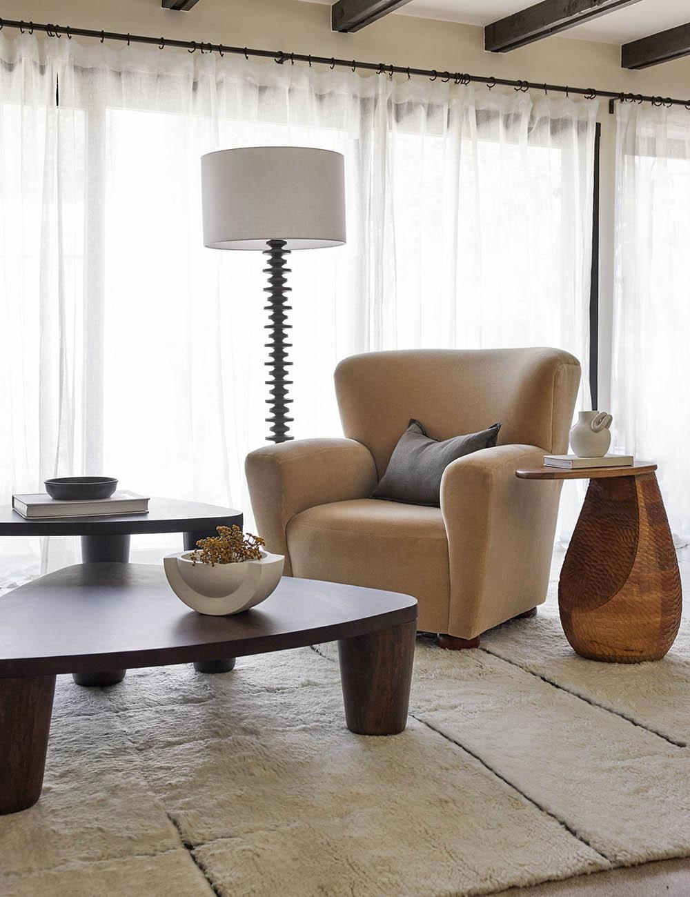 Fishbone Floor Lamp by Regina Andrew - Ebony