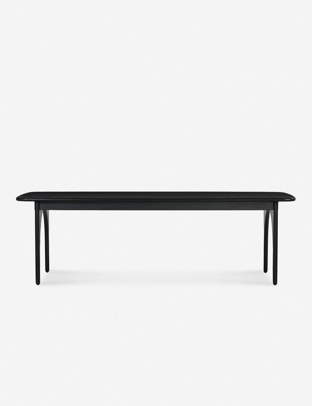 Luna Charcoal Reclaimed Wood 96" Contemporary Dining Table