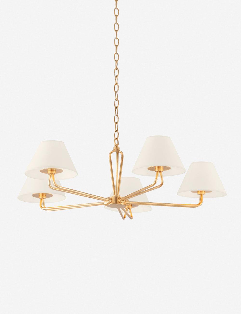 Hayden Chandelier - Brass / 5 Light