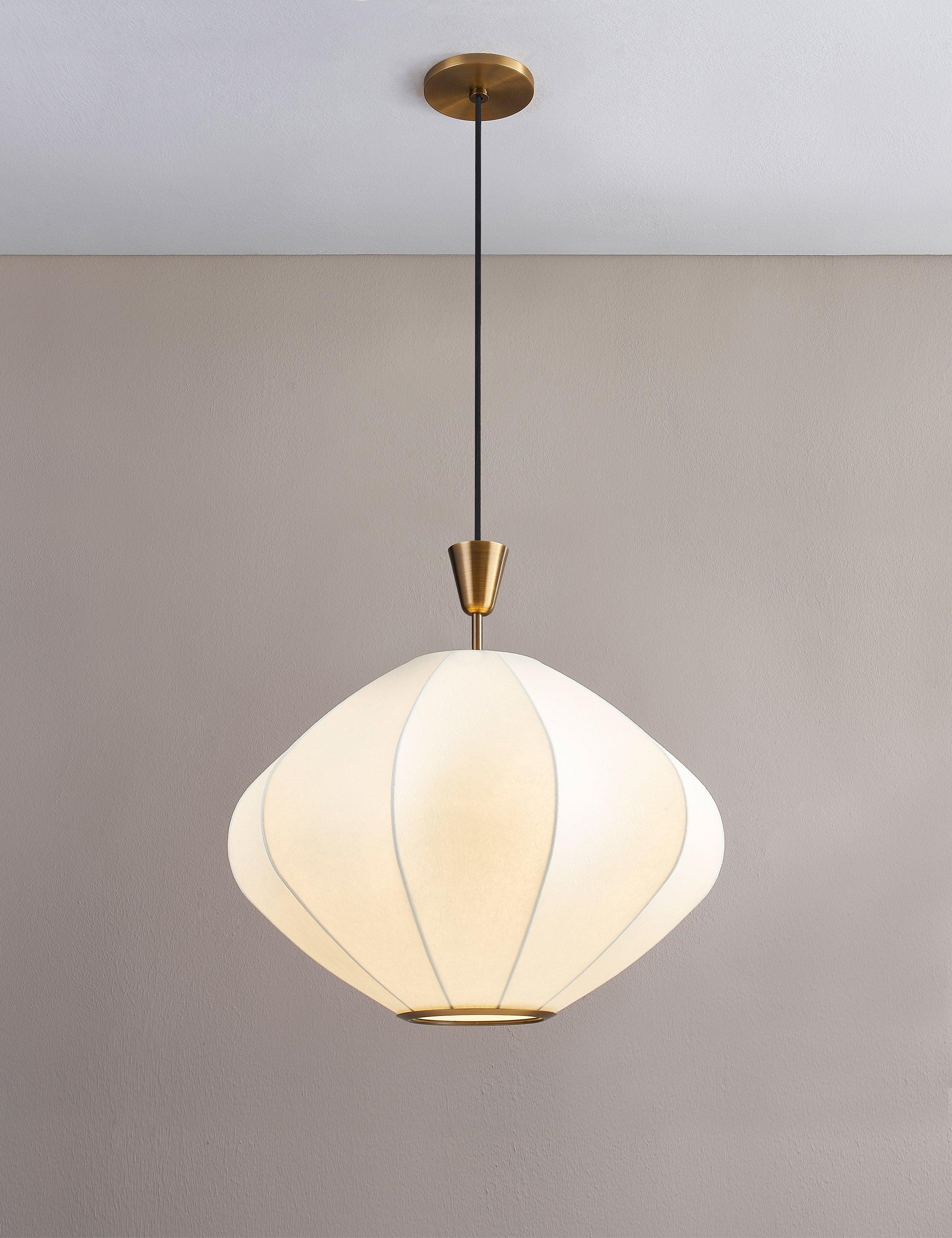 Arden Pendant Light by Colin King x Troy Lighting - White / 22" Dia