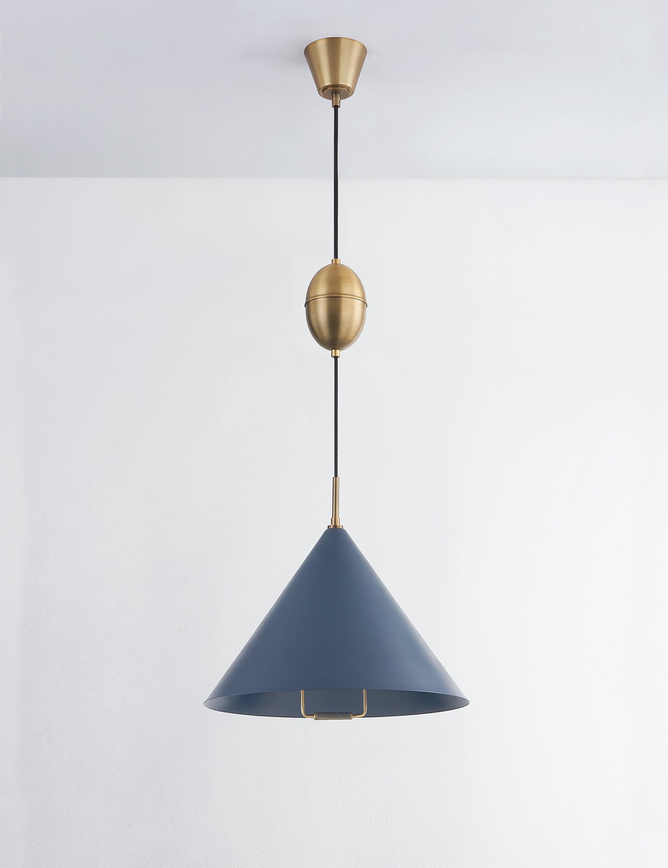 Maria Pendant Light - Blue / 18" Dia