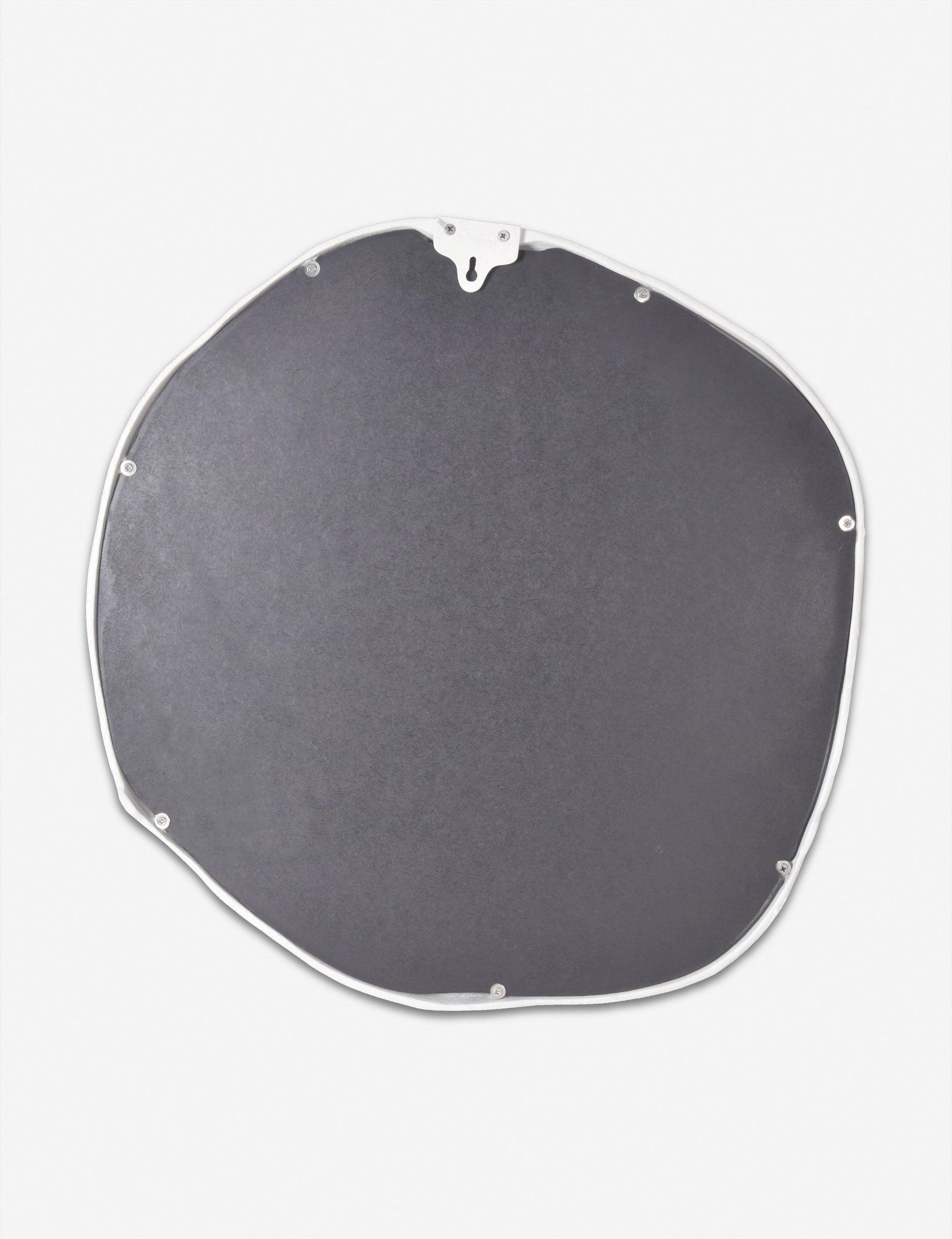 Rogelio Round Mirror - White / Large