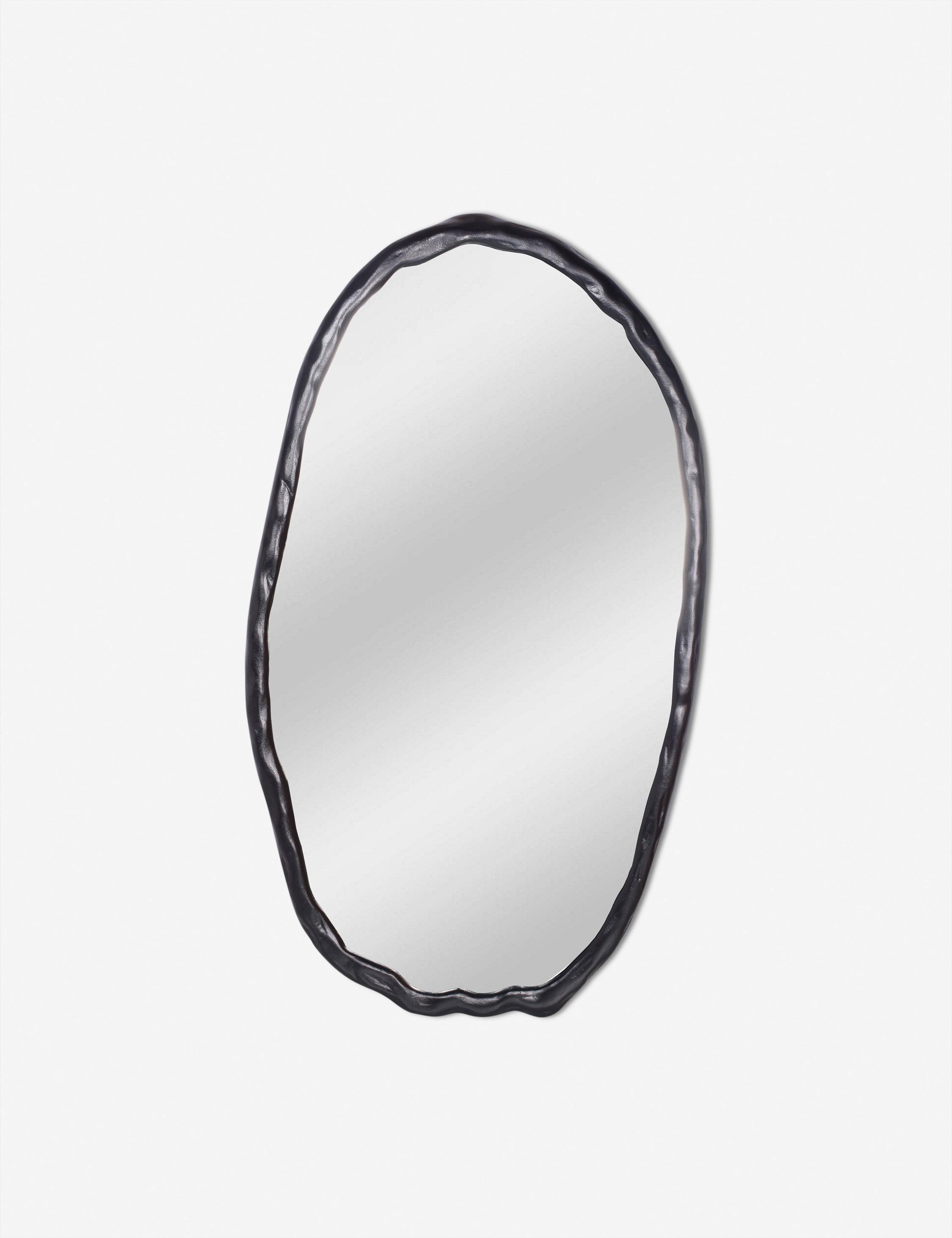 Rogelio Oval Mirror - Black