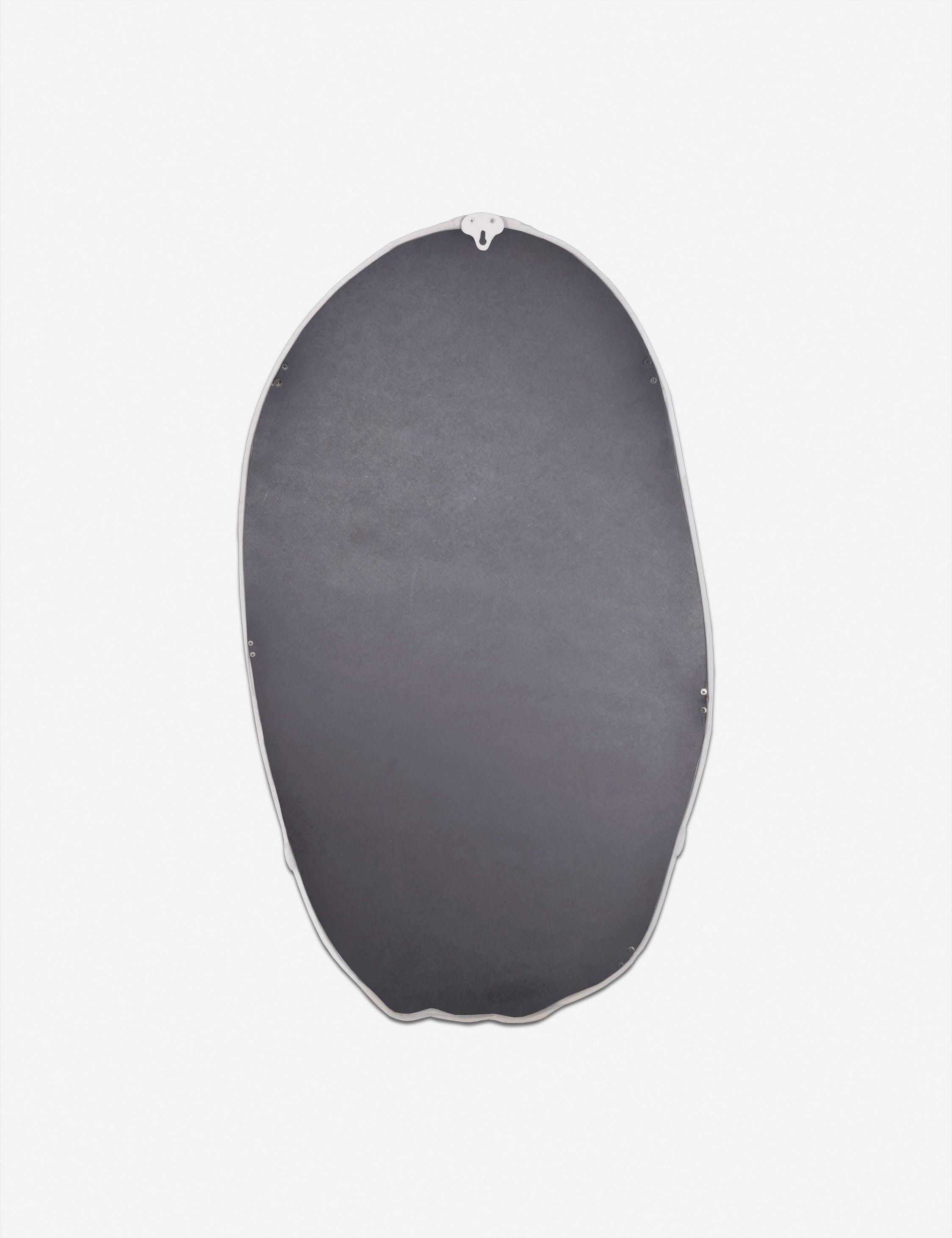 Rogelio Oval Mirror - White