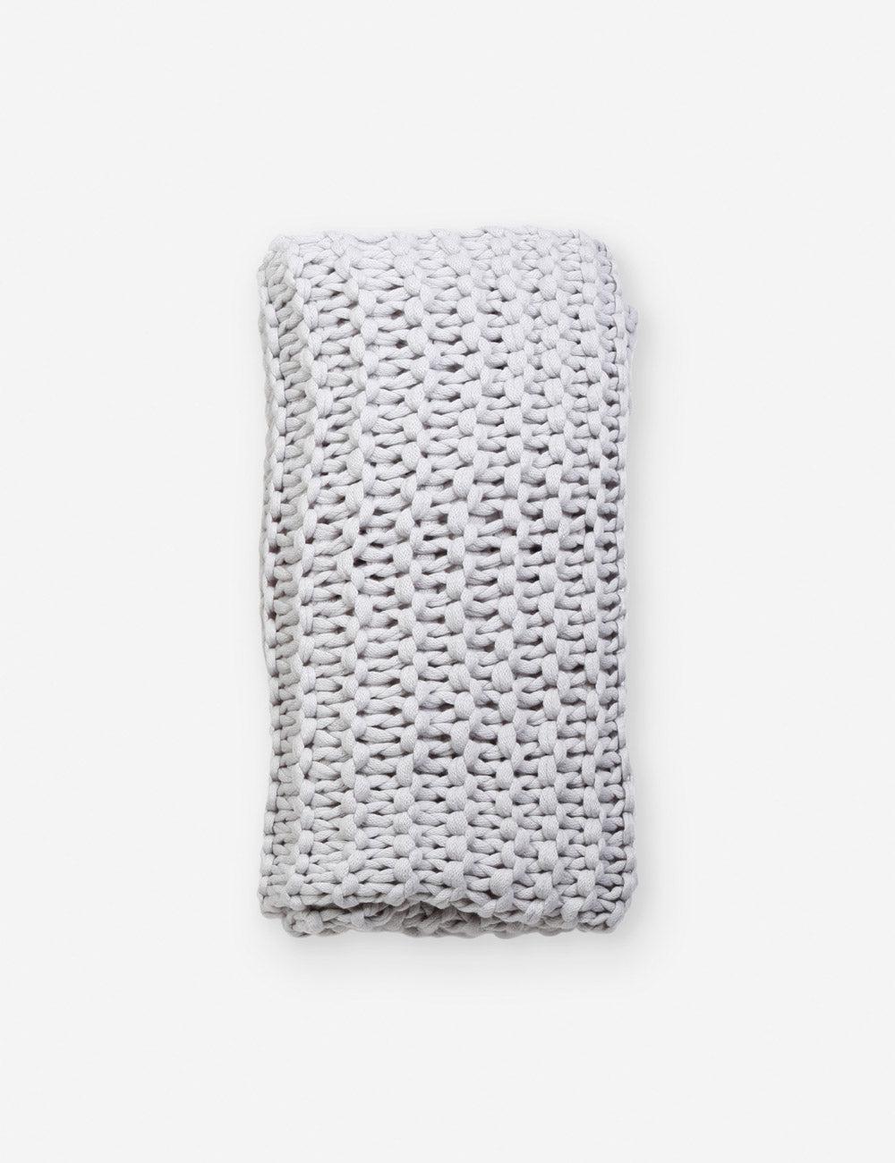 Finn Throw by Pom Pom at Home - Silver