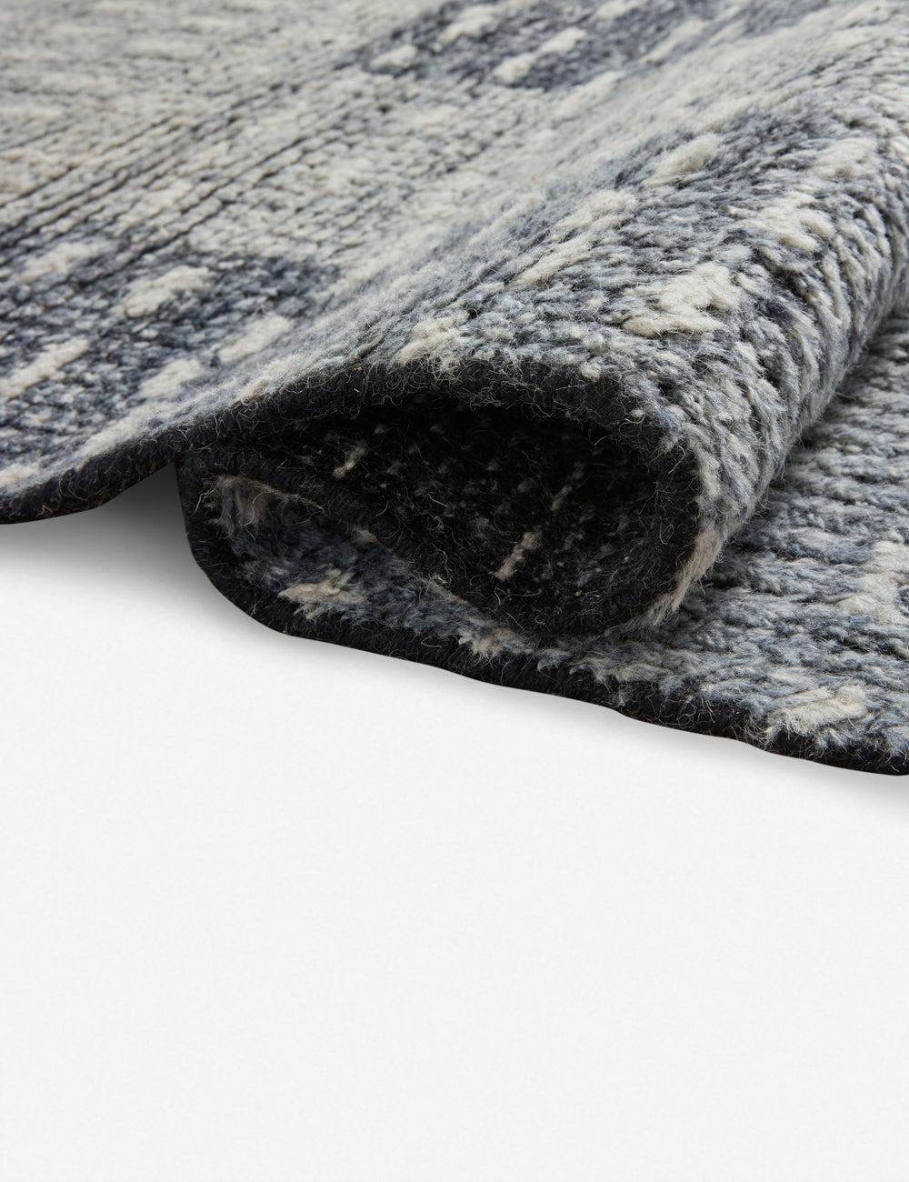 Gwyneth Hand-Knotted Wool Rug by Amber Lewis x Loloi - Denim and Sky / 6' x 9'