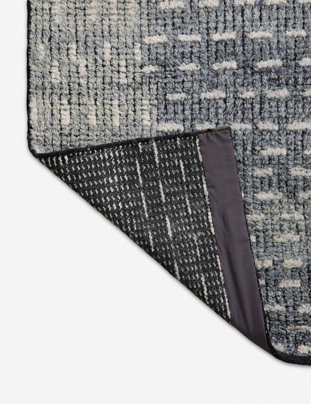Gwyneth Hand-Knotted Wool Rug by Amber Lewis x Loloi - Denim and Sky / 6' x 9'