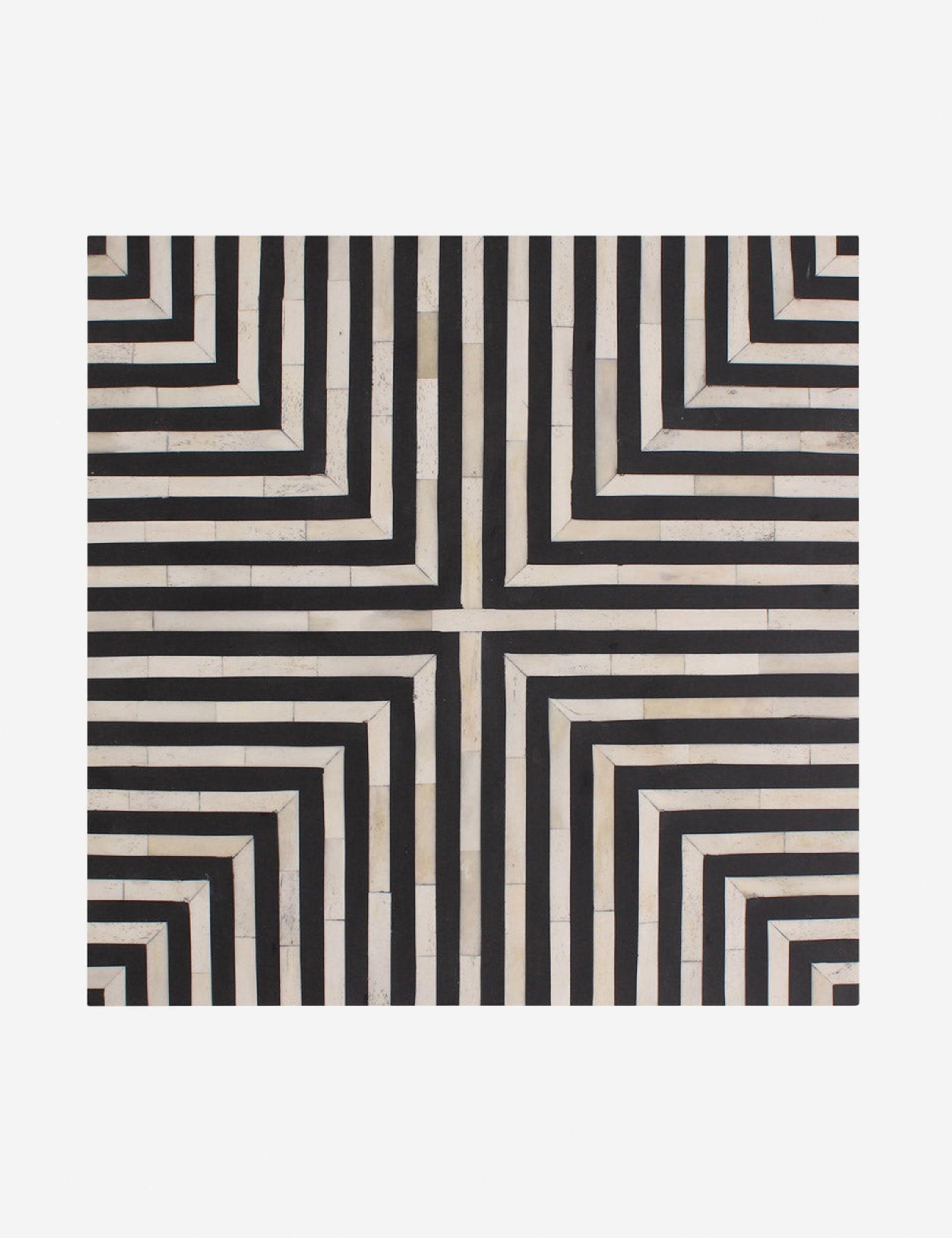Trendyl Side Table - Black/White
