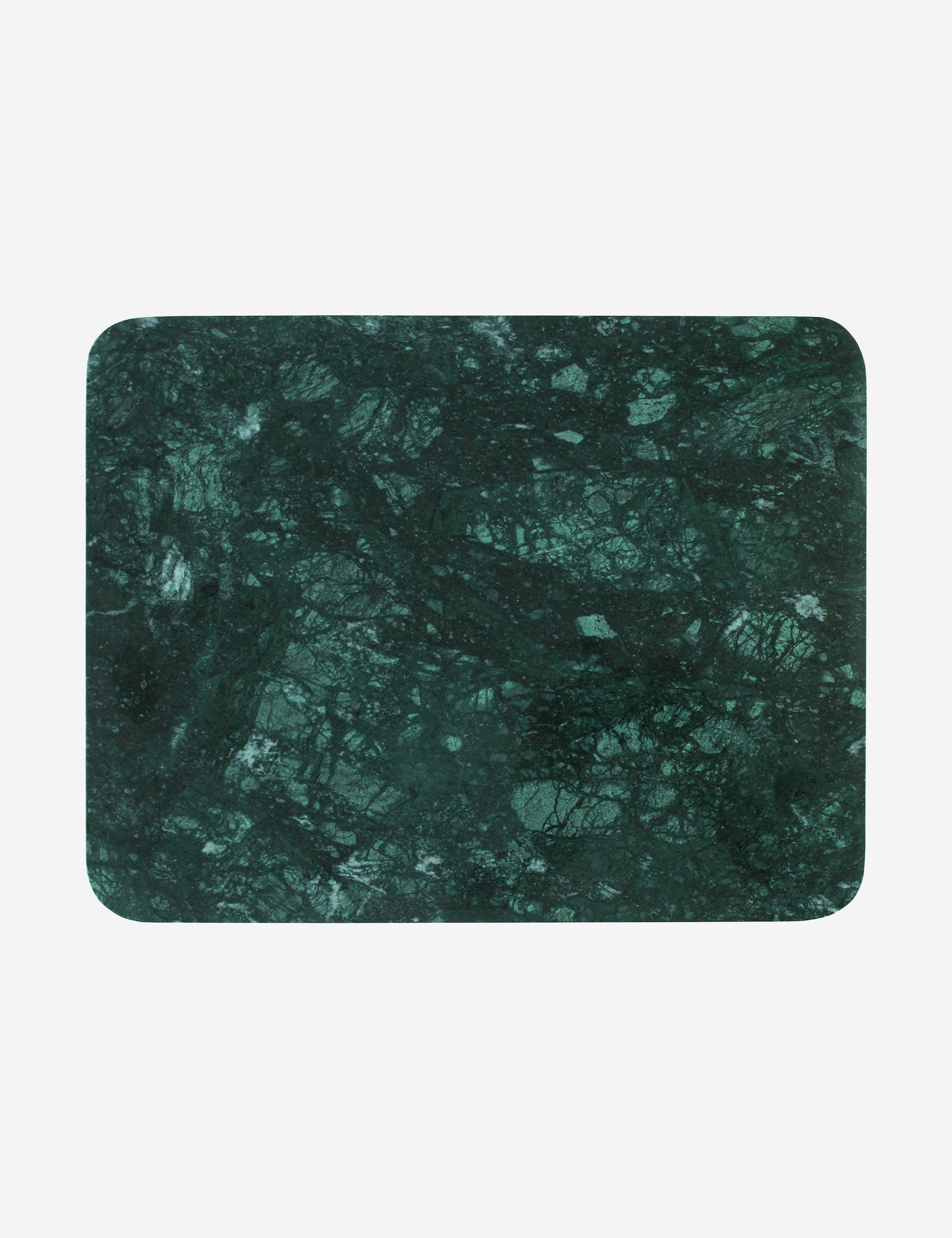 Acadia Side Table - Green Marble