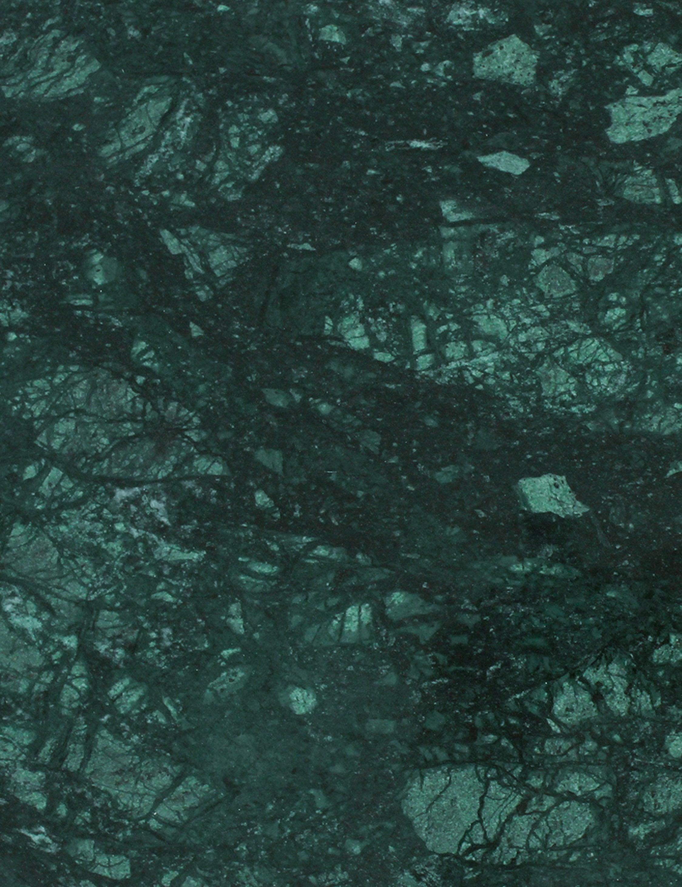 Acadia Side Table - Green Marble