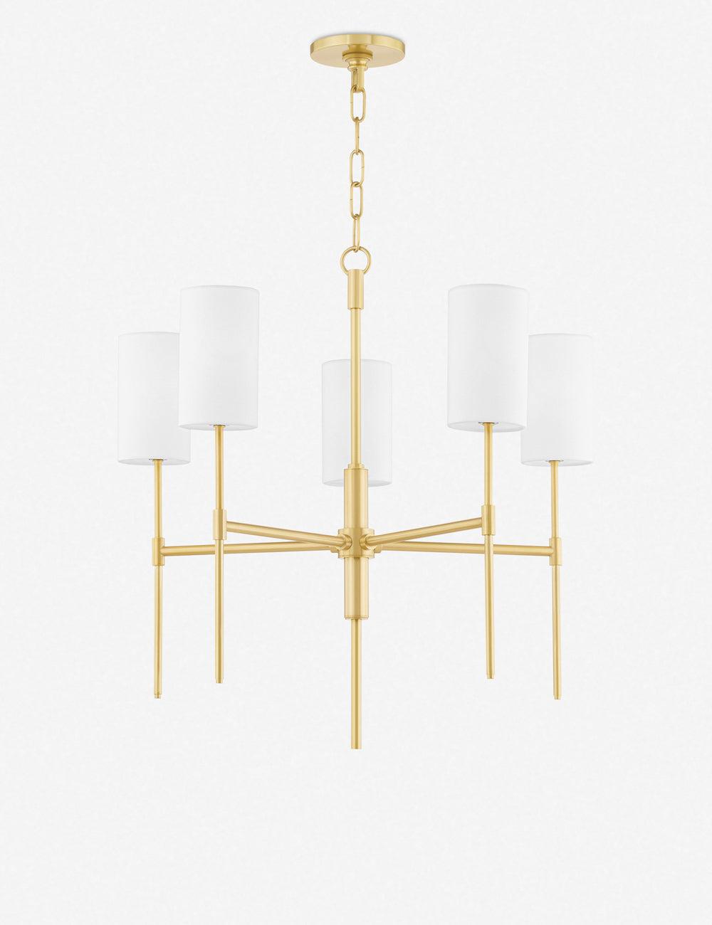 Jensine Chandelier - Antique Brass / 5 Light
