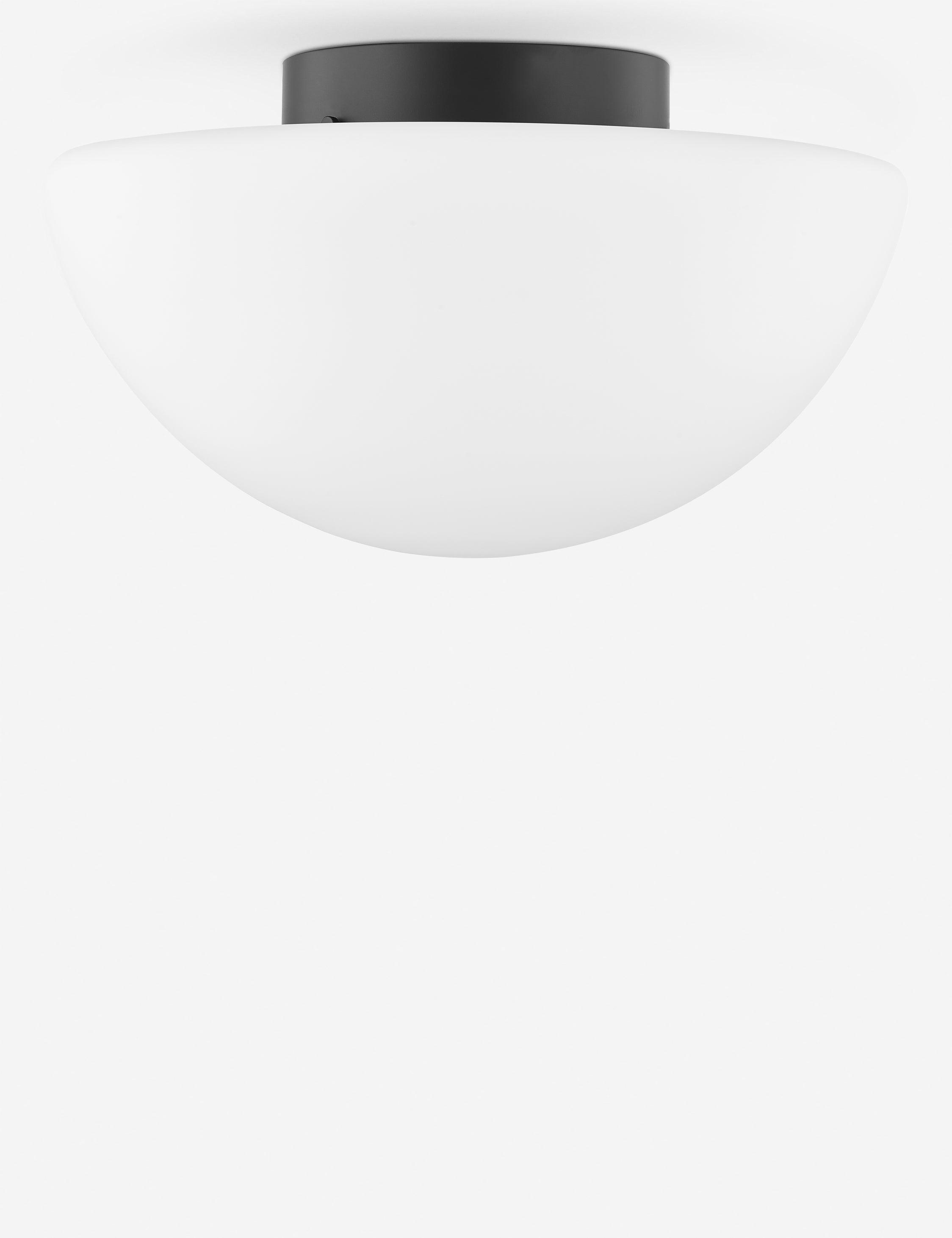Osip Flush Mount - Black / 17" Dia