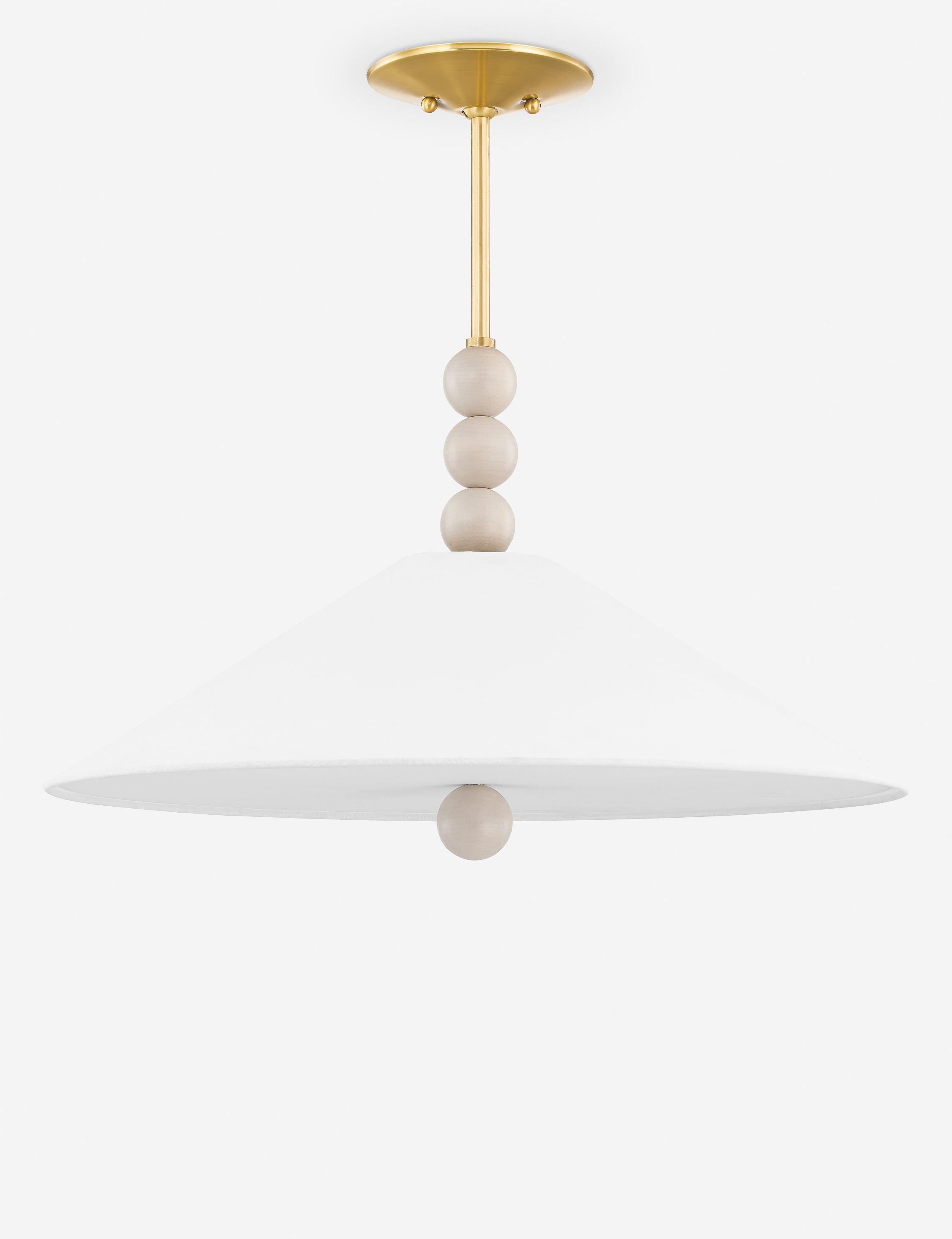 Barbes Pendant Light - White / 22" Dia