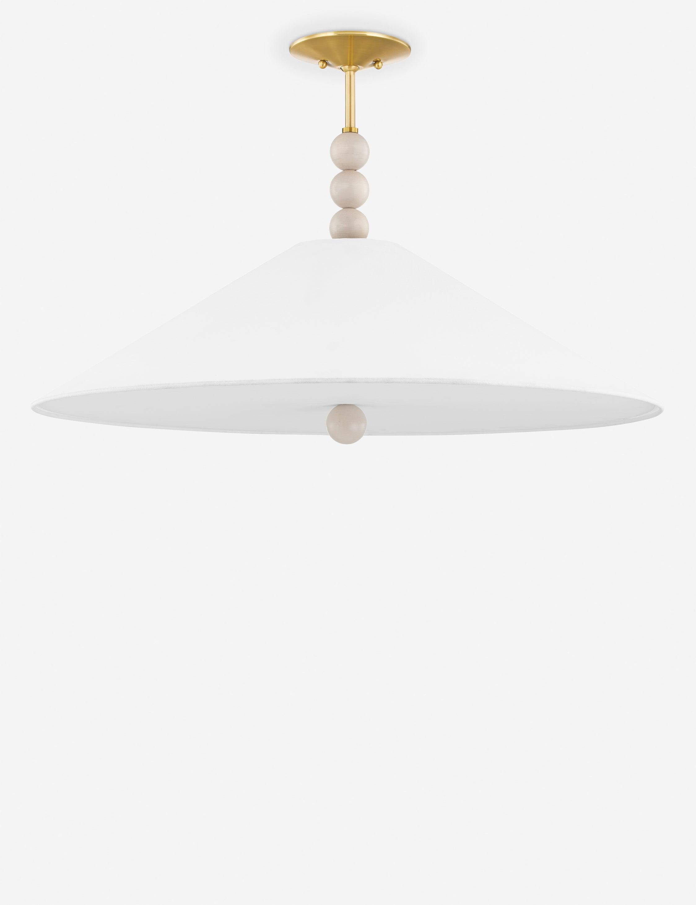 Barbes Pendant Light - White / 30" Dia