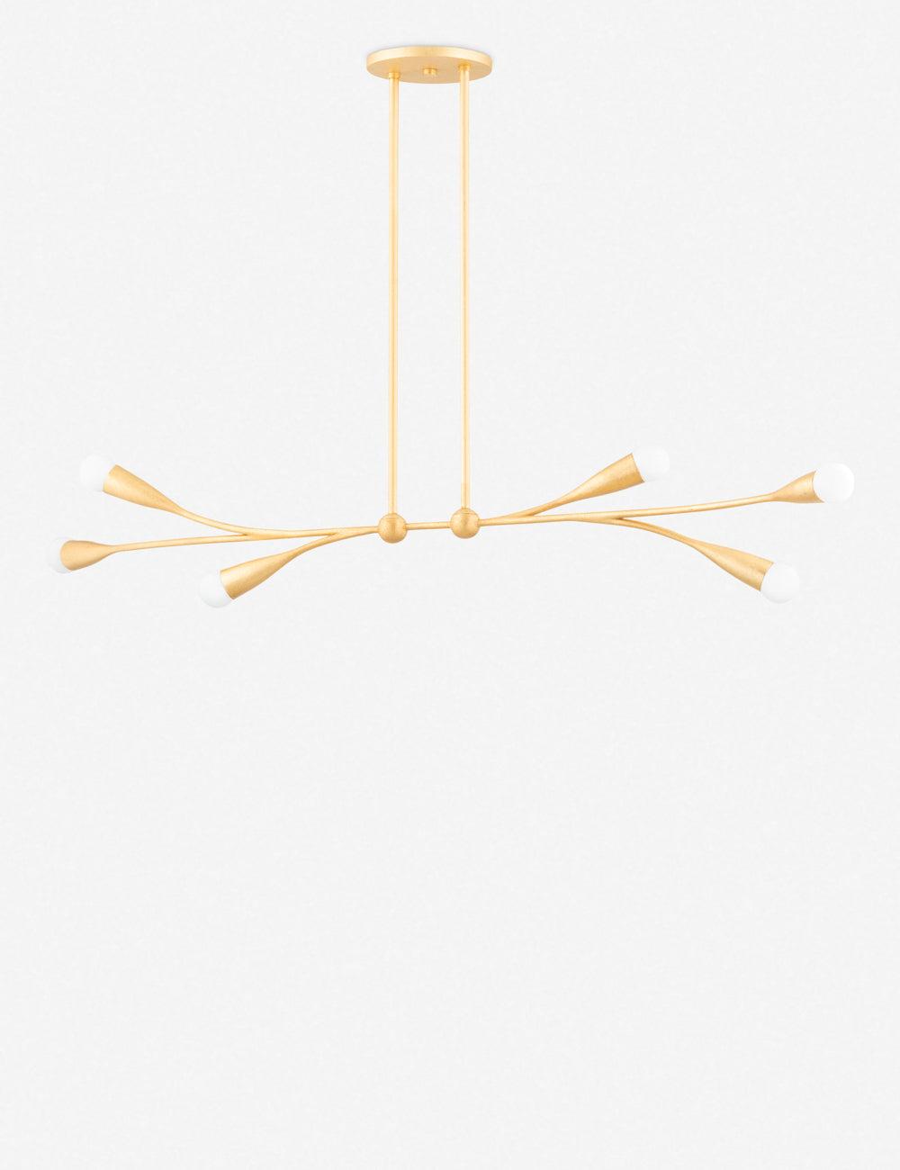 Elsa Linear Chandelier by Eny Lee Parker x Mitzi - Brass / 50"