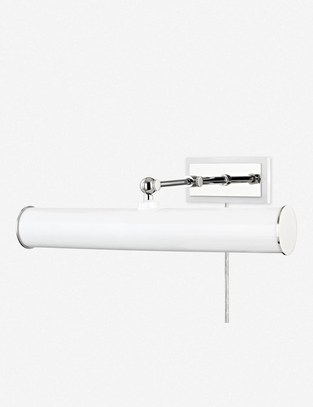 Acosta Picture Light - White and Polished Nickel / 2 Light