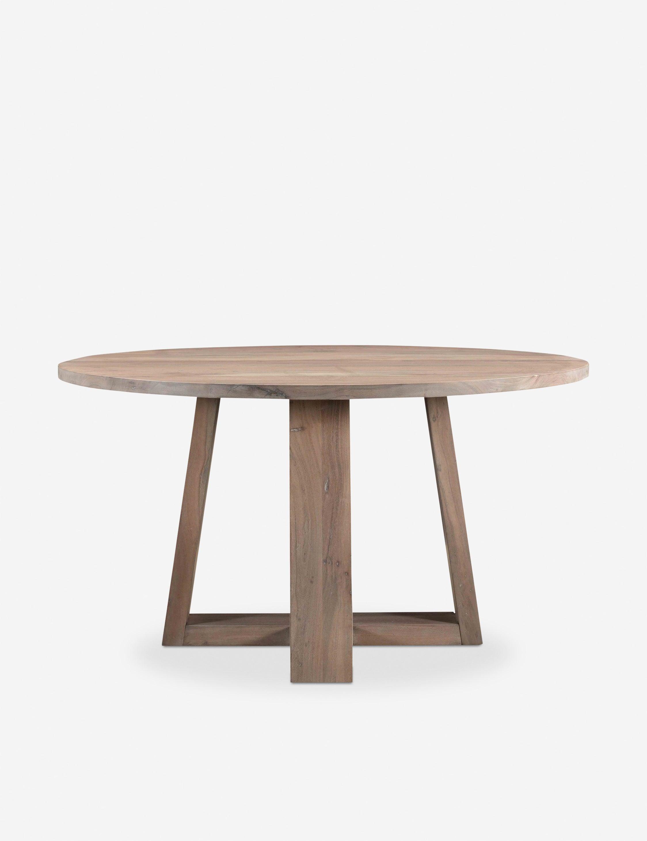 Hal Round Dining Table - Whitewash