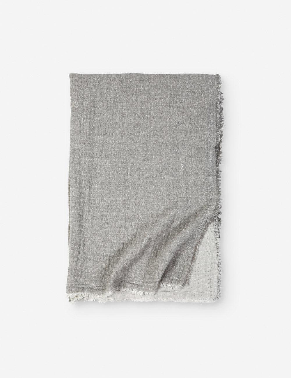 Hermosa Oversized Throw by Pom Pom At Home - Light Gray