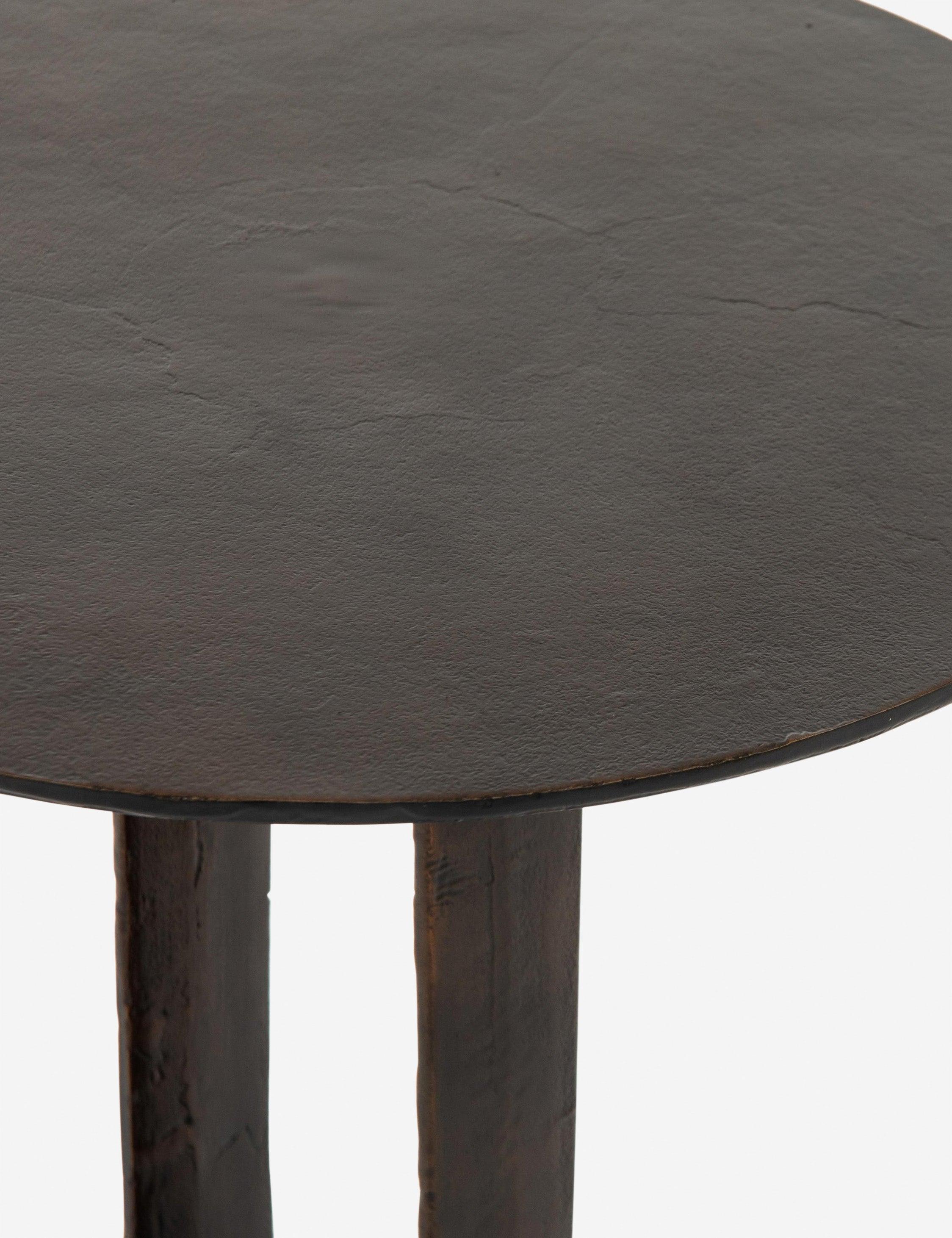 Alethea Indoor / Outdoor Side Table - Antique Rust