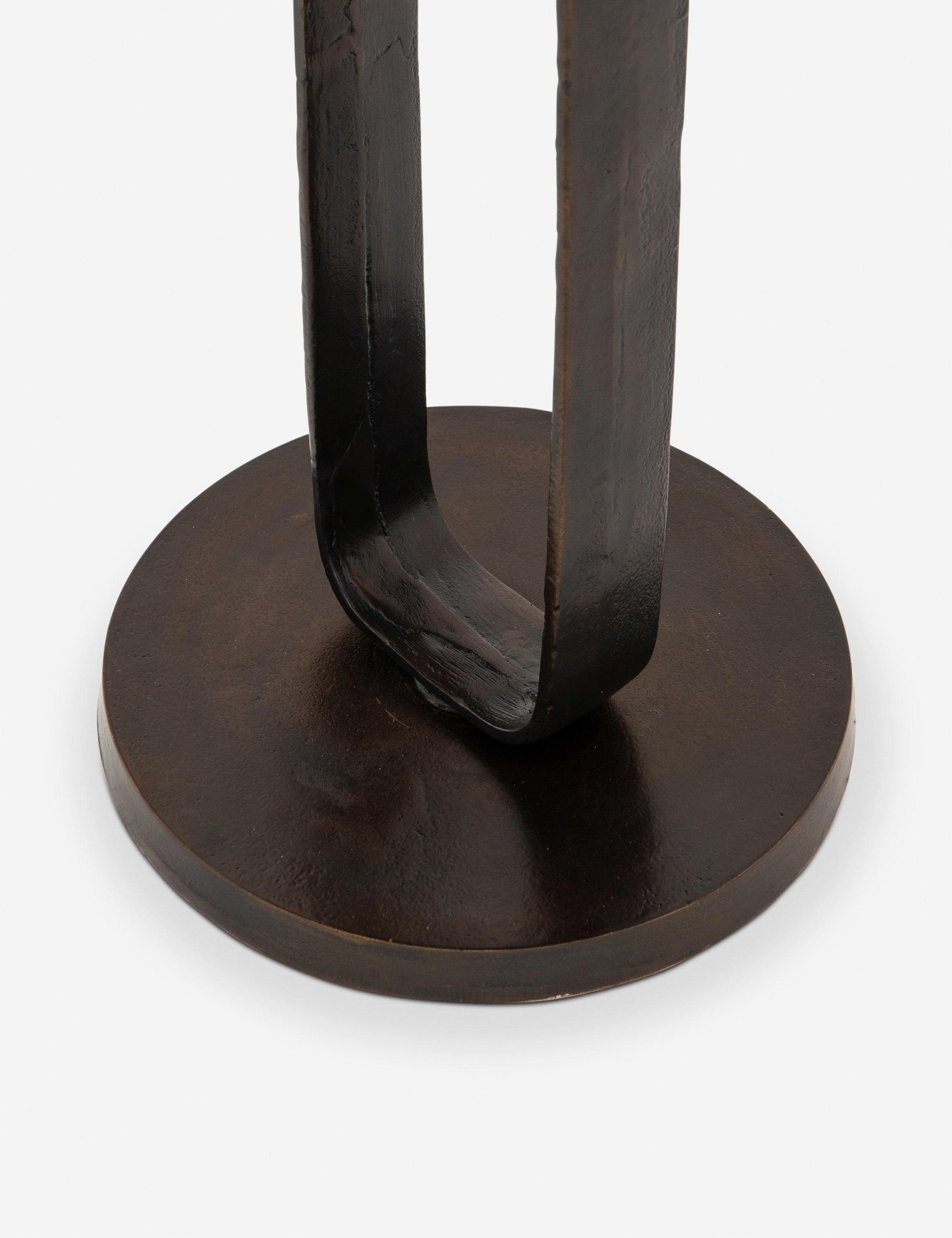 Alethea Indoor / Outdoor Side Table - Antique Rust